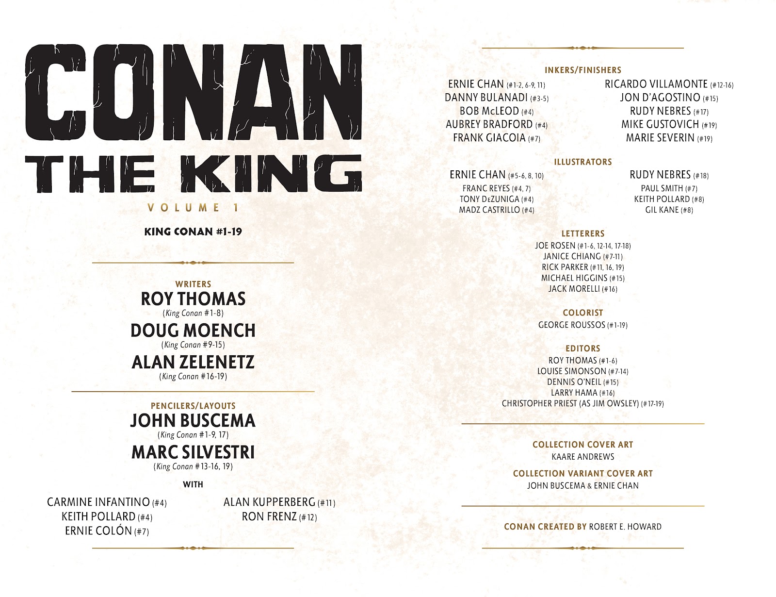 Conan the King: The Original Marvel Years Omnibus issue TPB (Part 1) - Page 4
