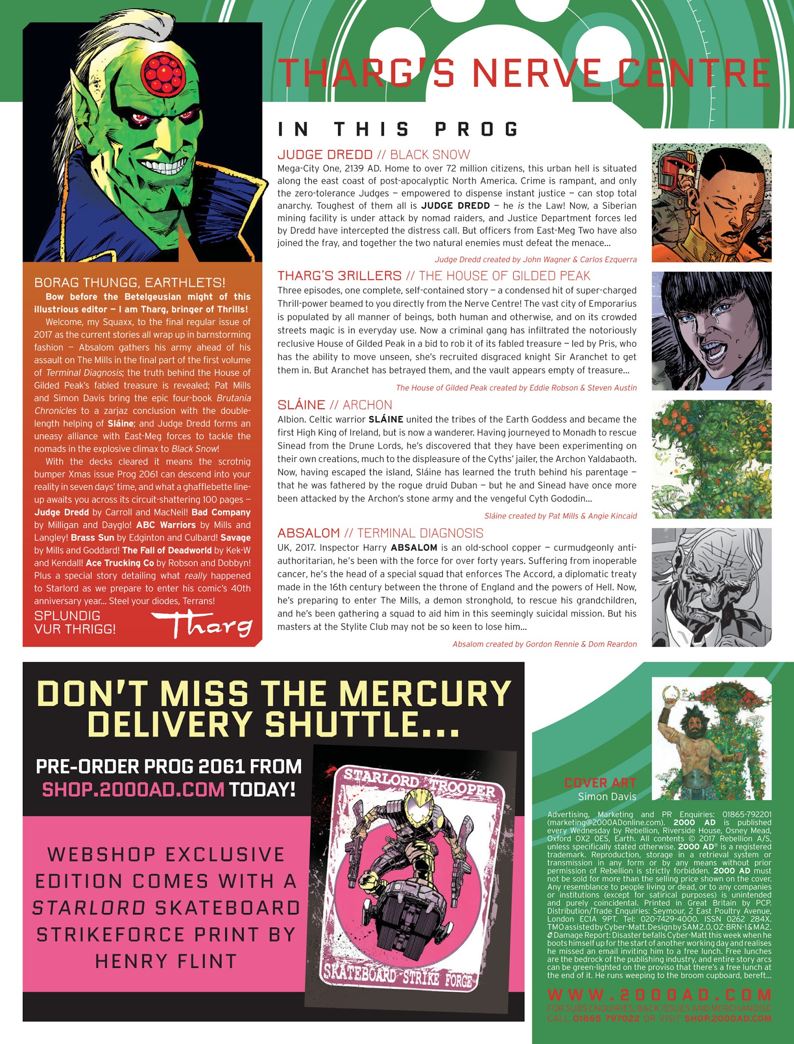 Read online 2000 AD comic -  Issue #2060 - 2
