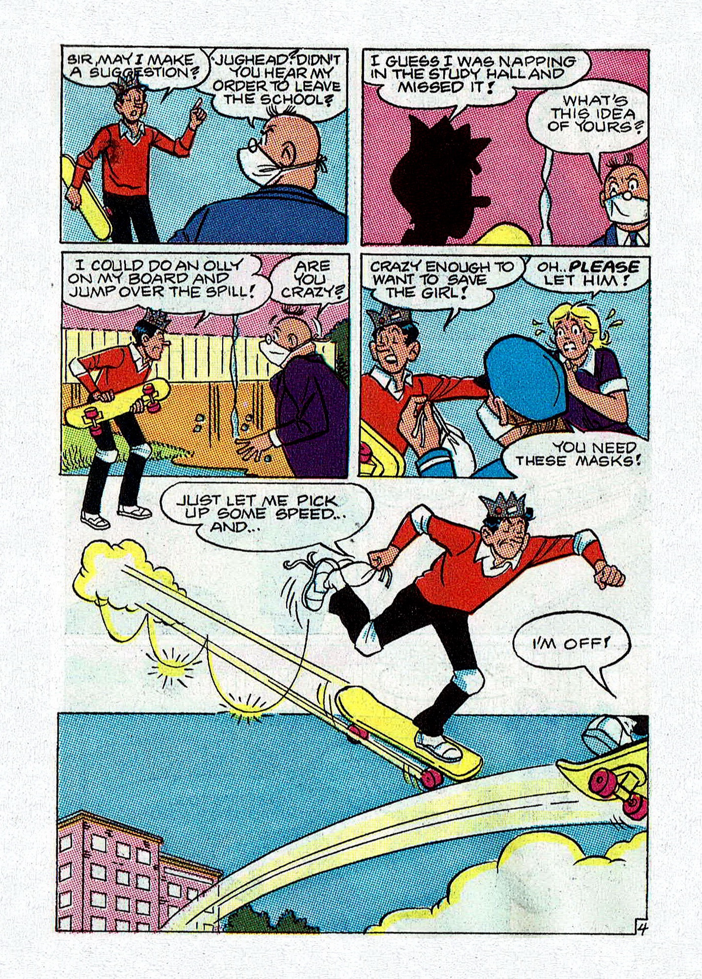 Read online Jughead Jones Comics Digest comic -  Issue #75 - 6