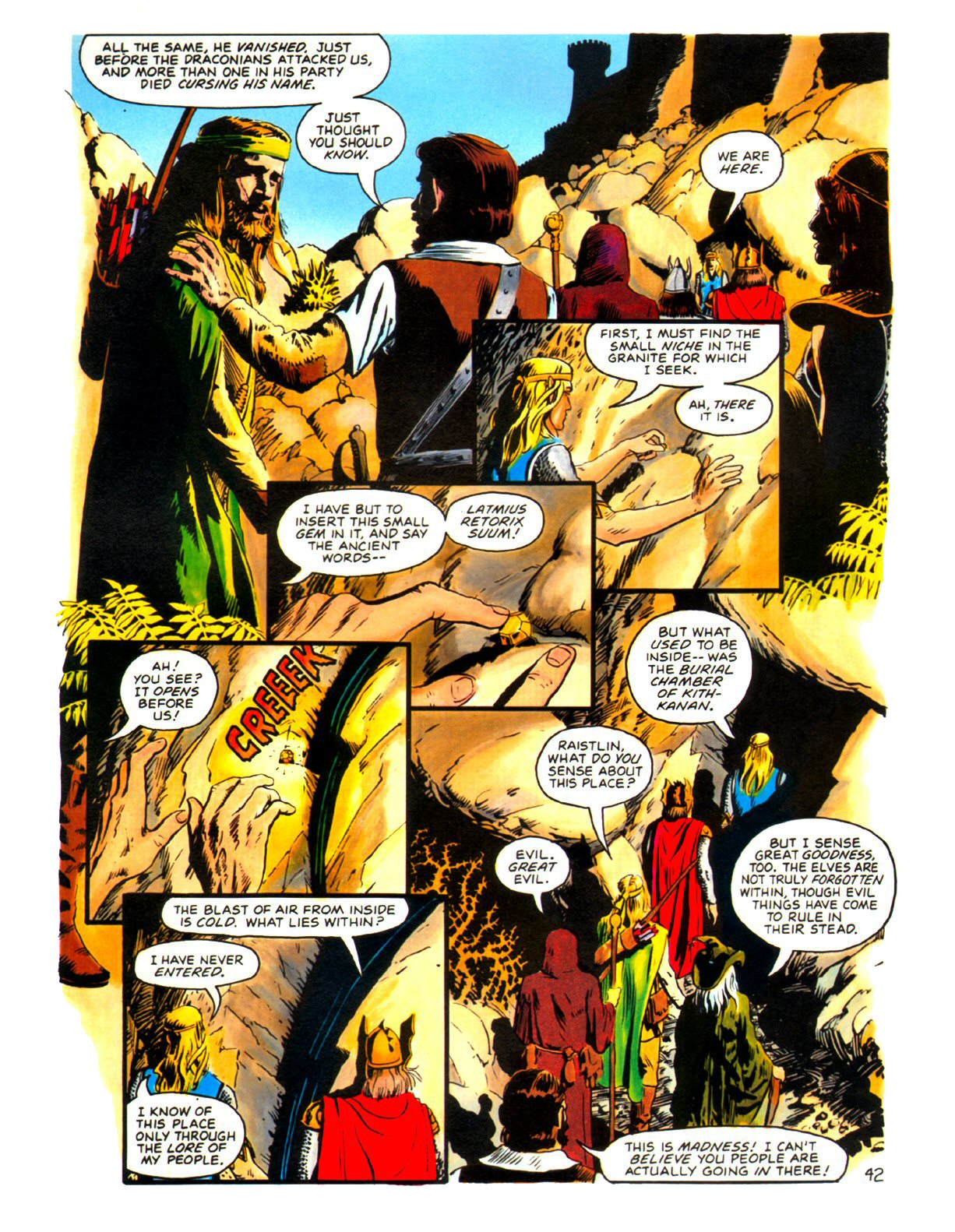 Read online Dragonlance Saga comic -  Issue #2 - 47