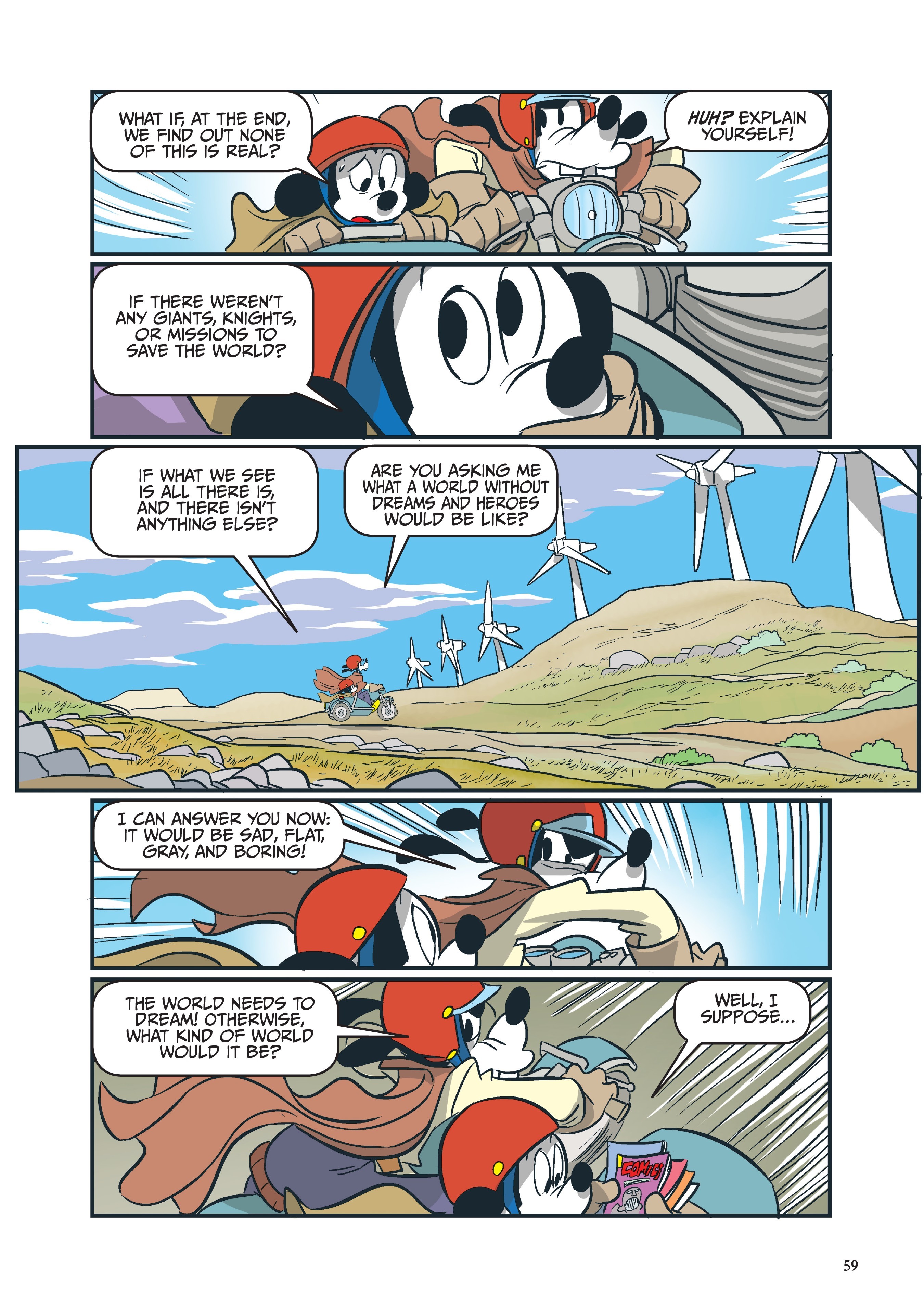 Read online Disney Don Quixote, Starring Goofy and Mickey Mouse comic -  Issue # TPB - 60