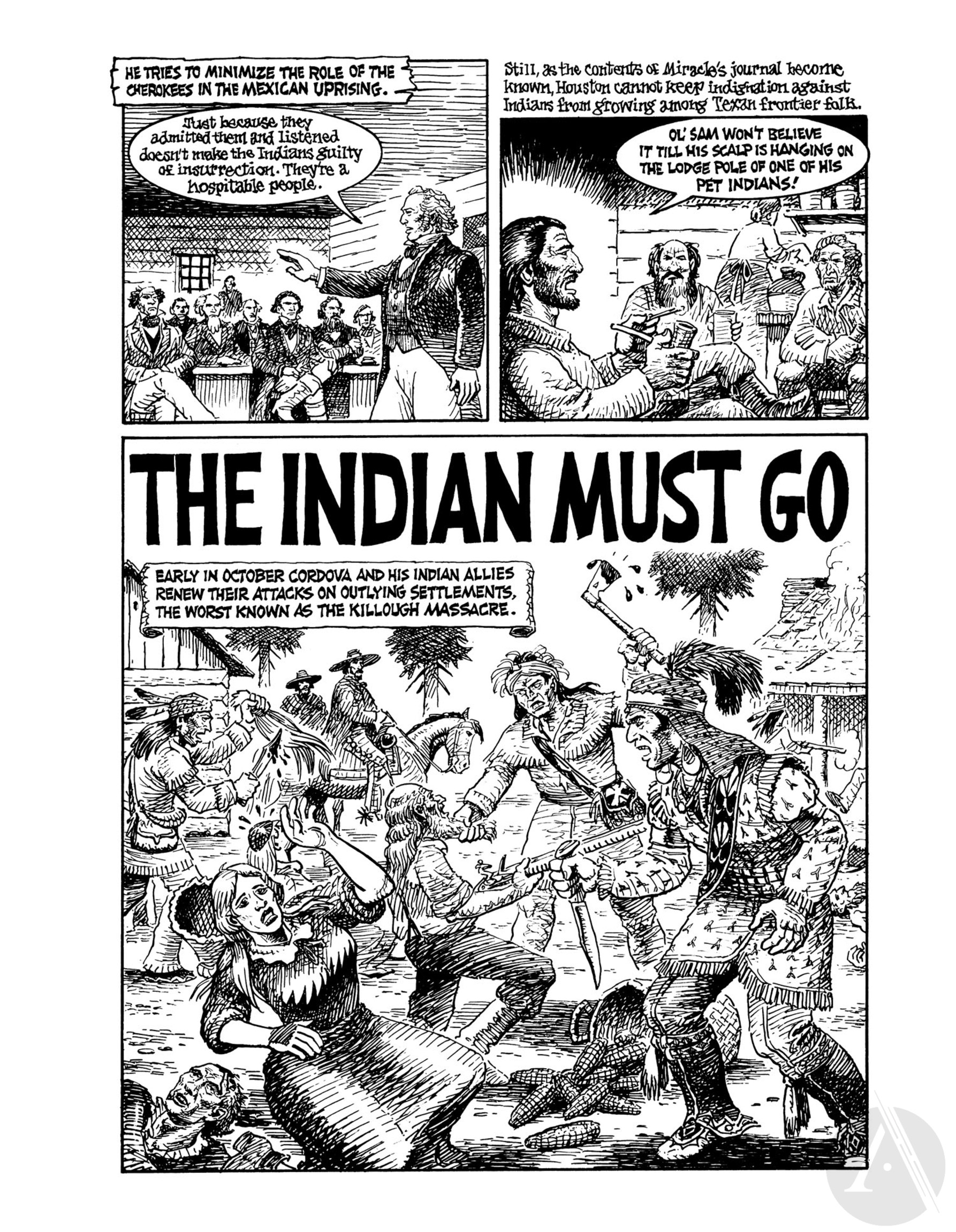 Read online Indian Lover: Sam Houston & the Cherokees comic -  Issue # TPB - 80