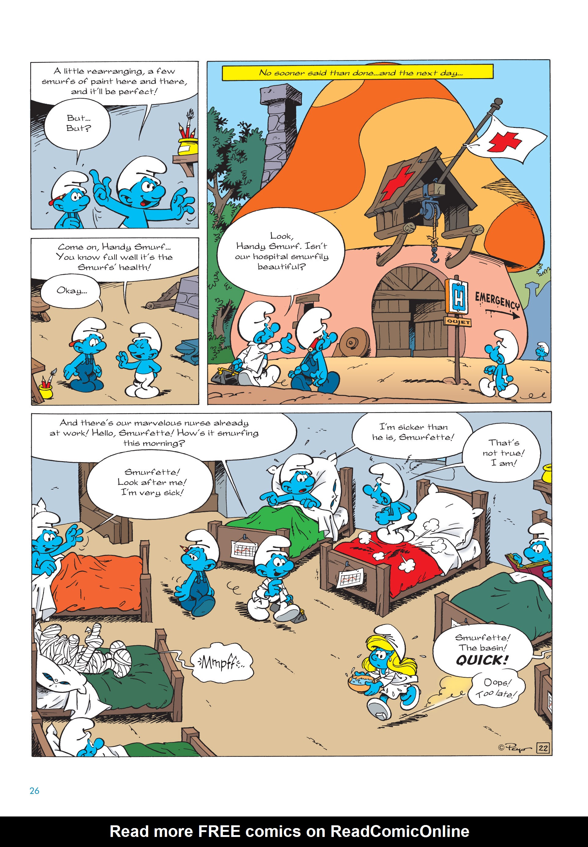 Read online The Smurfs comic -  Issue #20 - 26