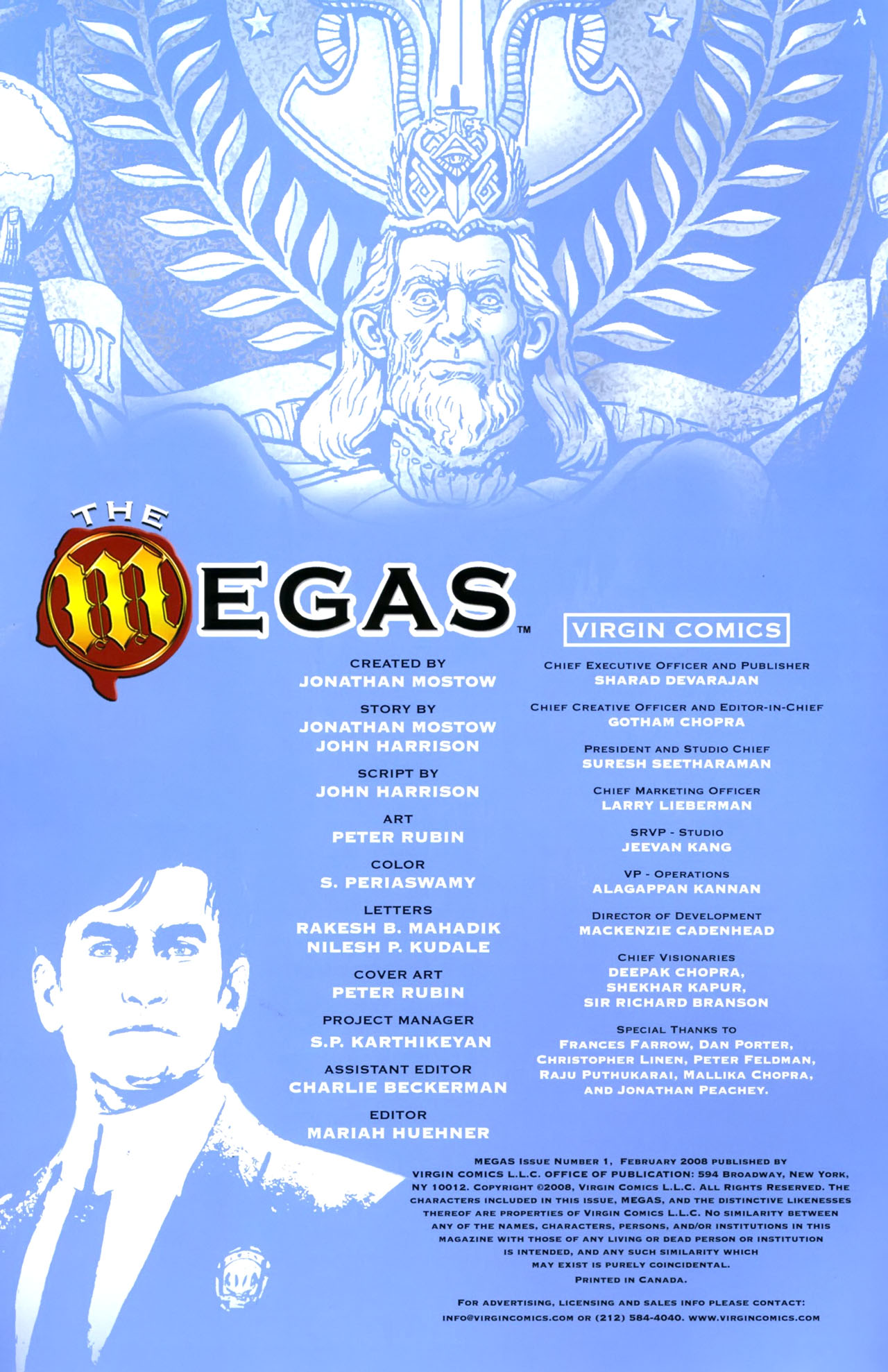 Read online Megas comic -  Issue #1 - 2