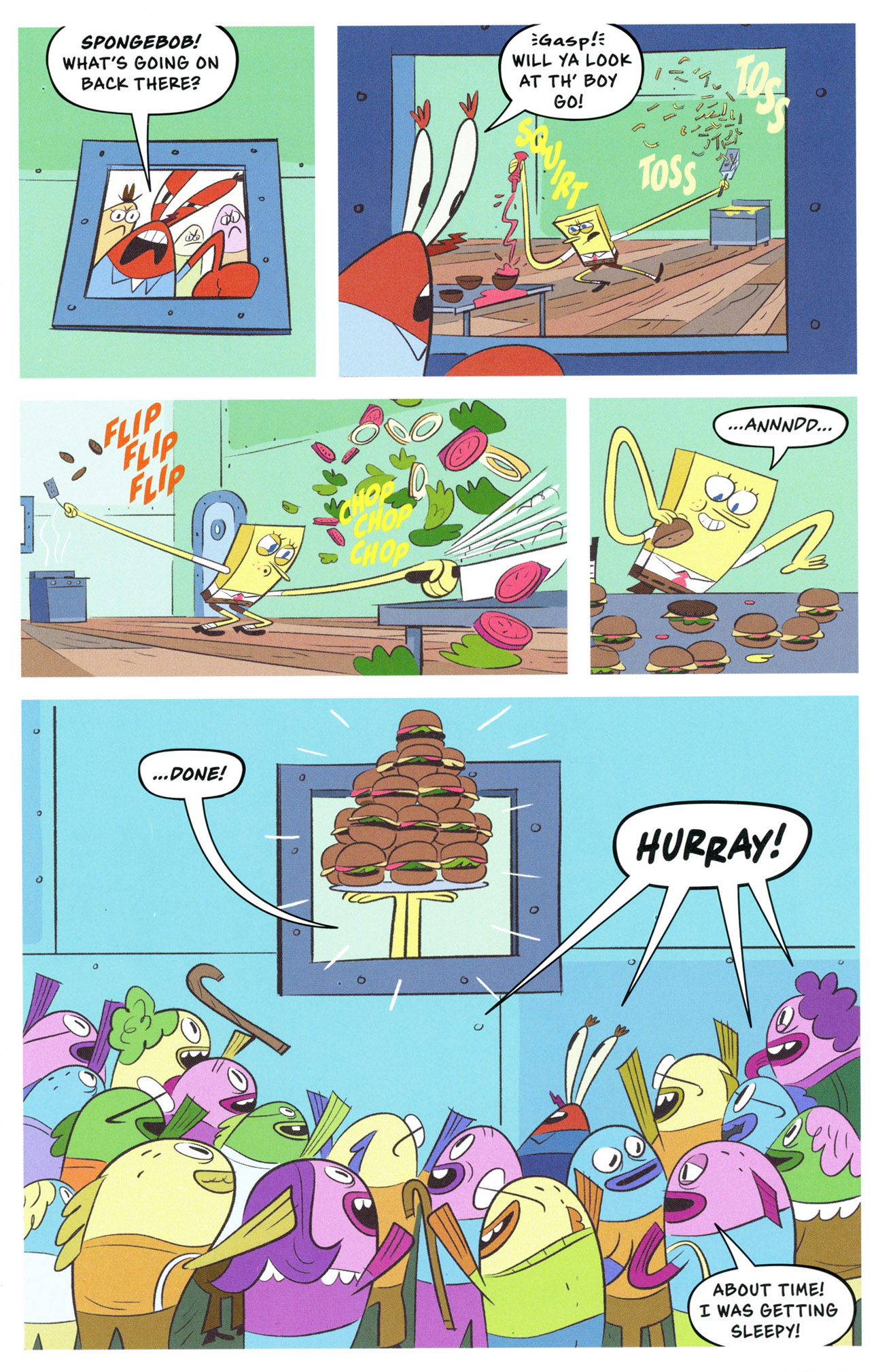 Read online Free Comic Book Day 2016 comic -  Issue # Spongebob Freestyle Funnies - 13