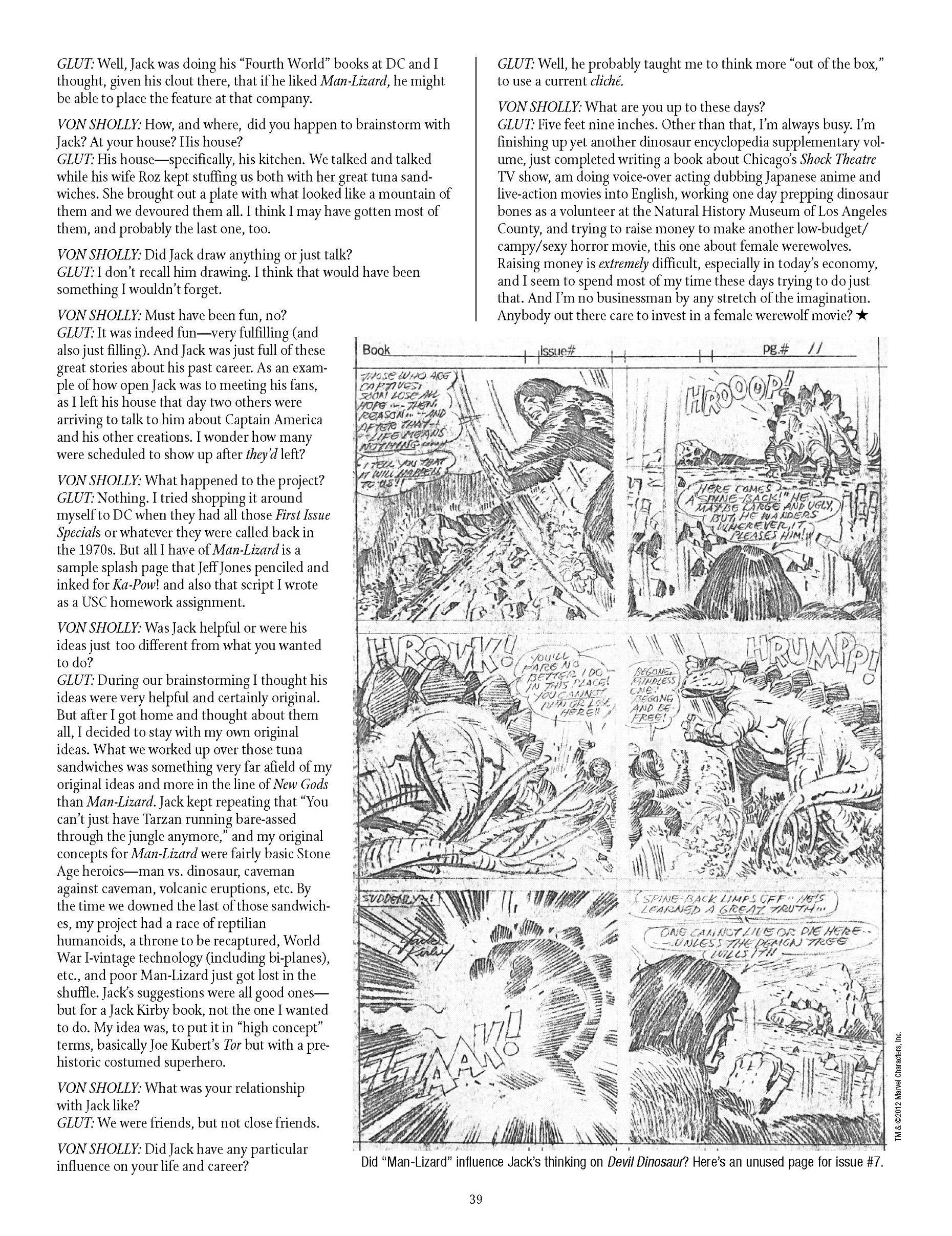 Read online The Jack Kirby Collector comic -  Issue #59 - 37