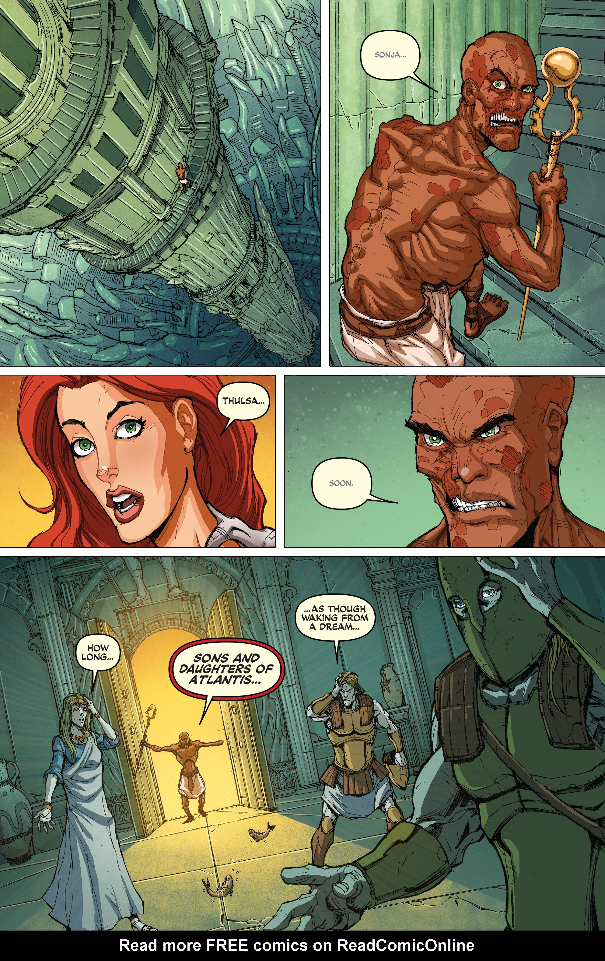 Read online Red Sonja: Atlantis Rises comic -  Issue #1 - 10