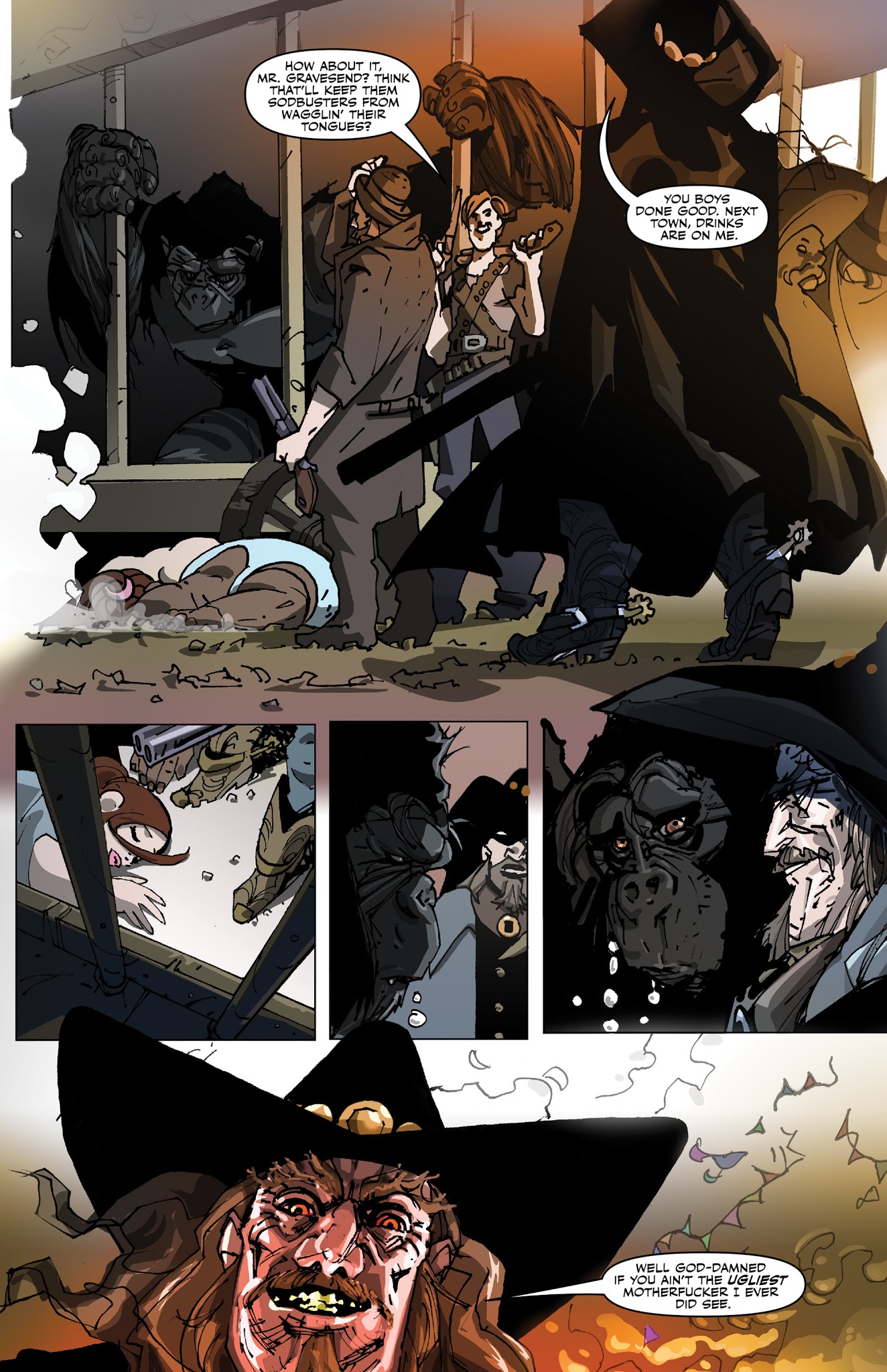Read online Six-Gun Gorilla: Long Days of Vengeance comic -  Issue #3 - 7