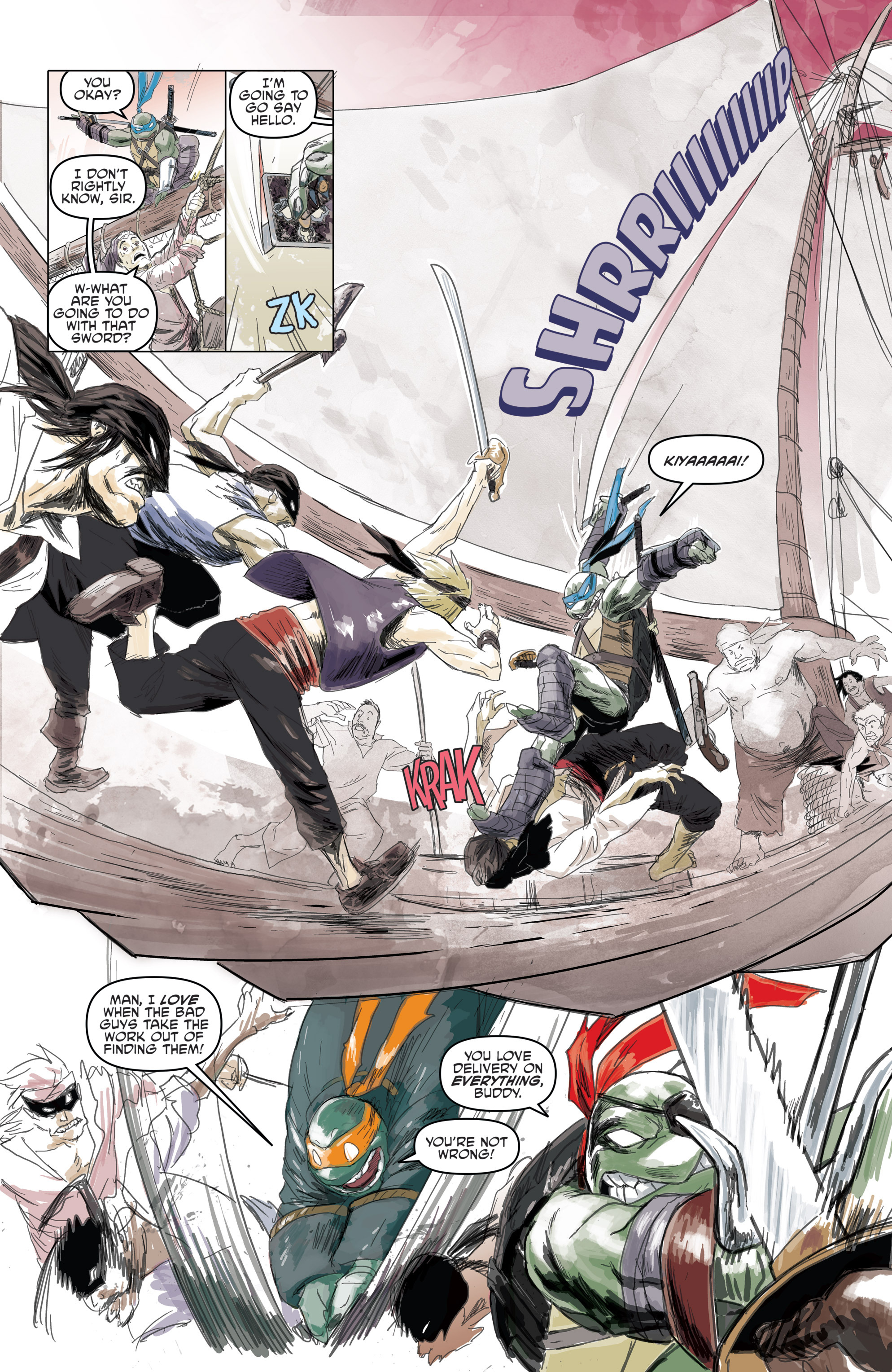 Read online Teenage Mutant Ninja Turtles: Turtles in Time comic -  Issue #3 - 15