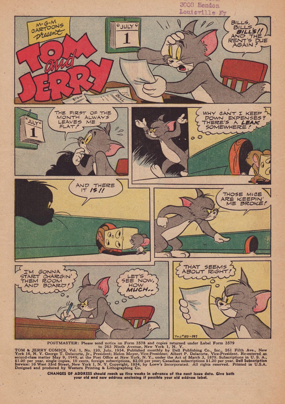 Read online Tom & Jerry Comics comic -  Issue #120 - 3