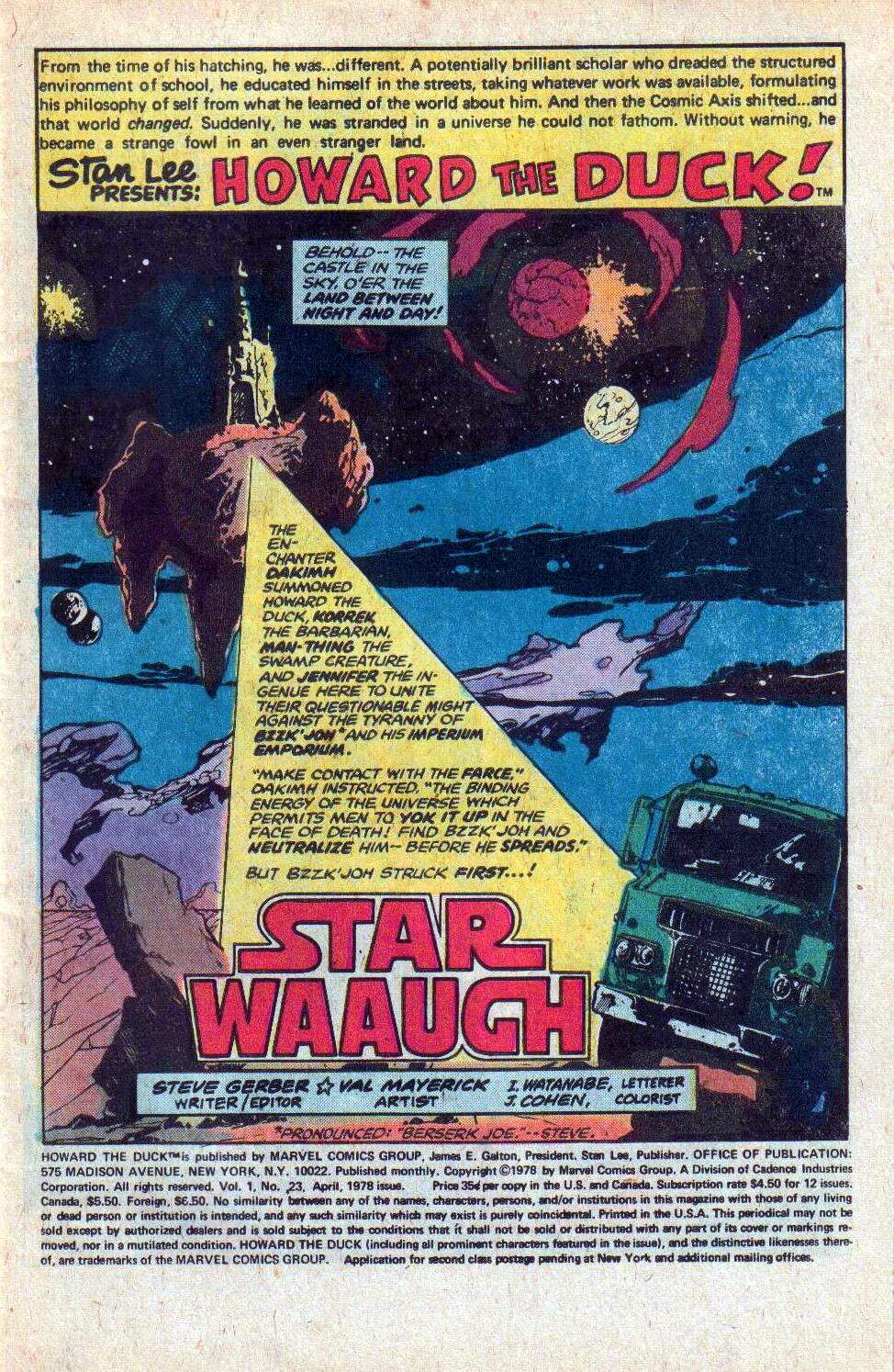 Read online Howard the Duck (1976) comic -  Issue #23 - 2