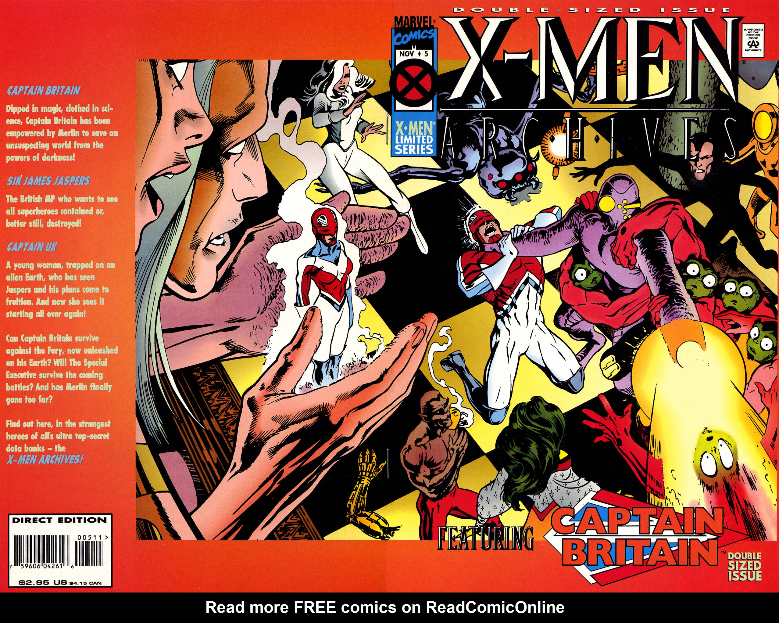 Read online X-Men Archives Featuring Captain Britain comic -  Issue #5 - 1