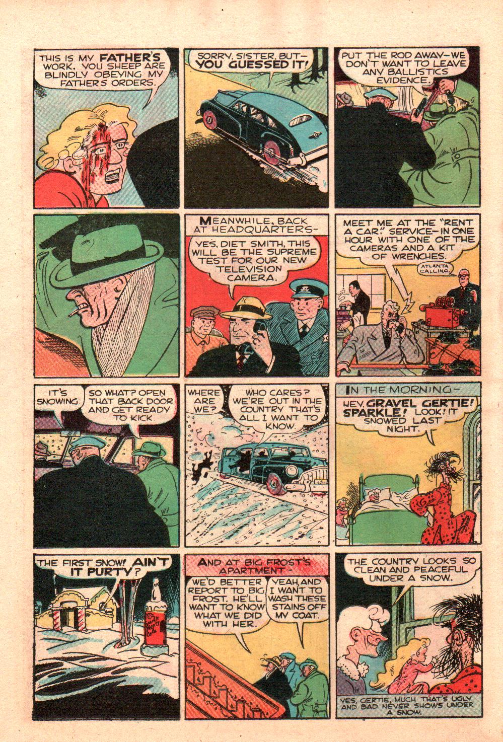 Read online Dick Tracy comic -  Issue #56 - 12