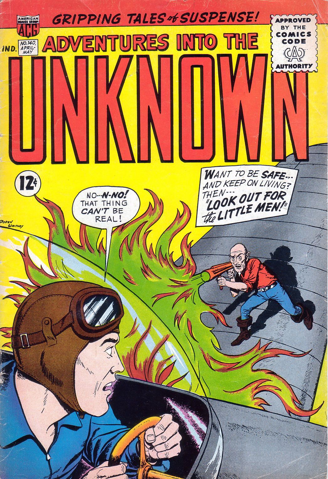 Read online Adventures Into The Unknown comic -  Issue #140 - 1