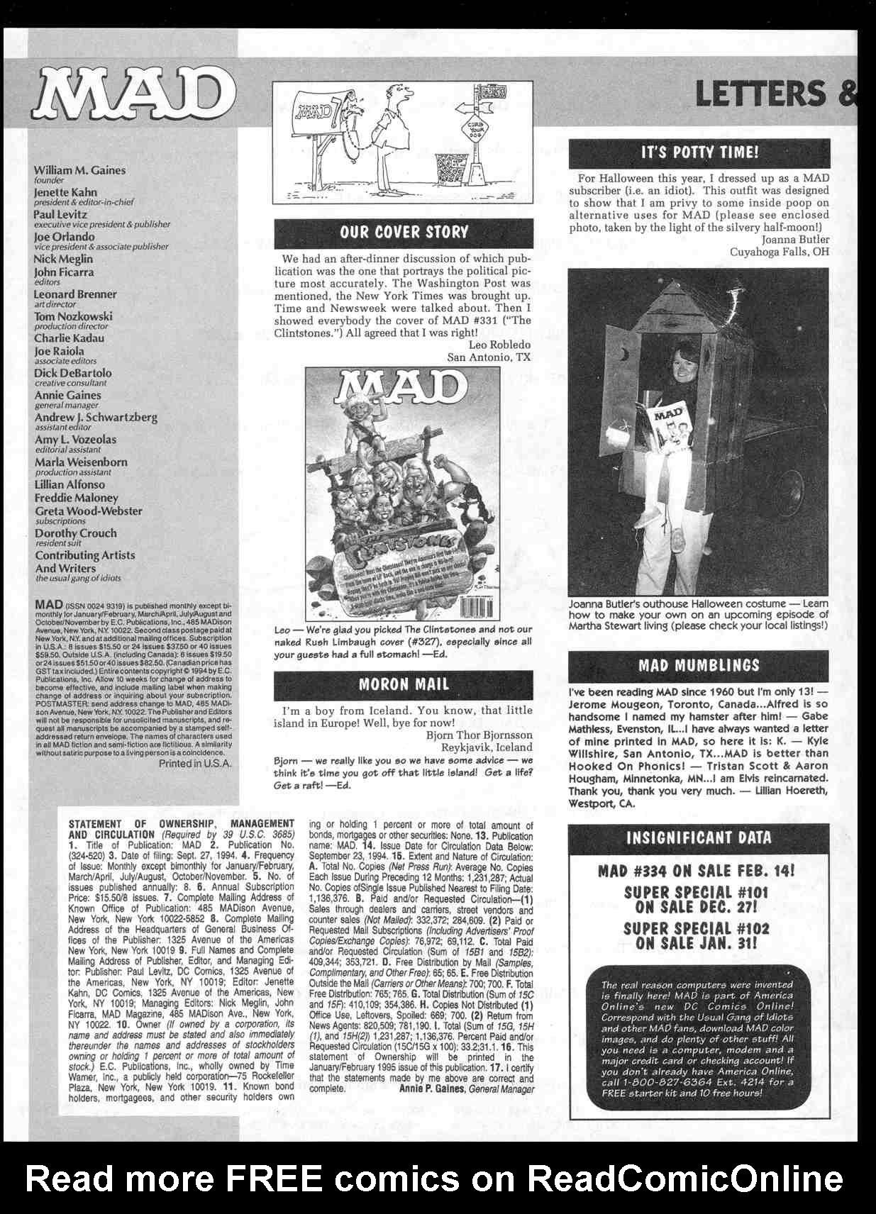 Read online MAD comic -  Issue #333 - 4