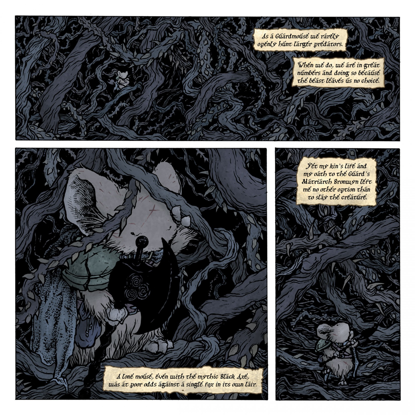 Read online Mouse Guard: The Black Axe comic -  Issue #4 - 3
