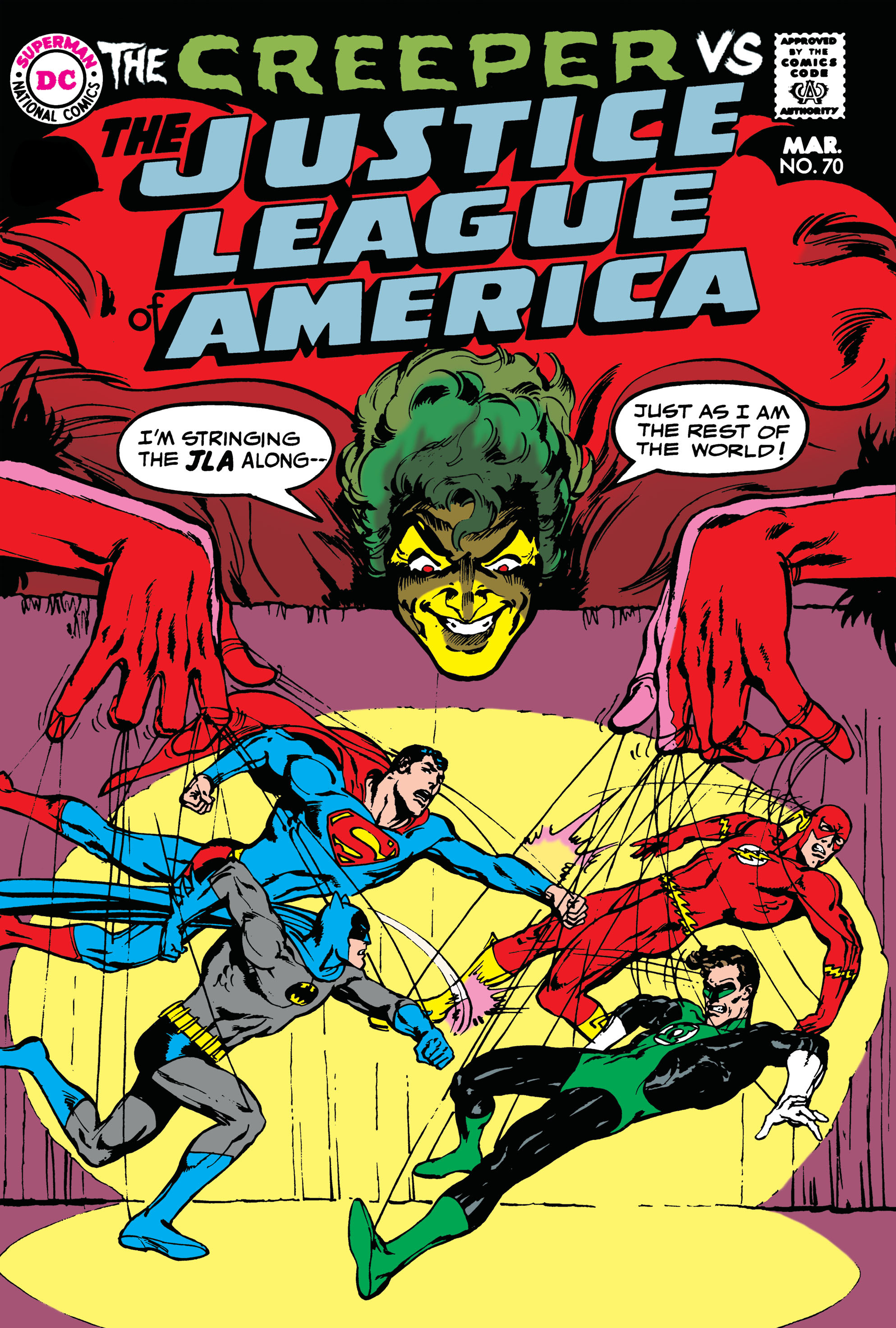 Read online Justice League of America (1960) comic -  Issue #70 - 1