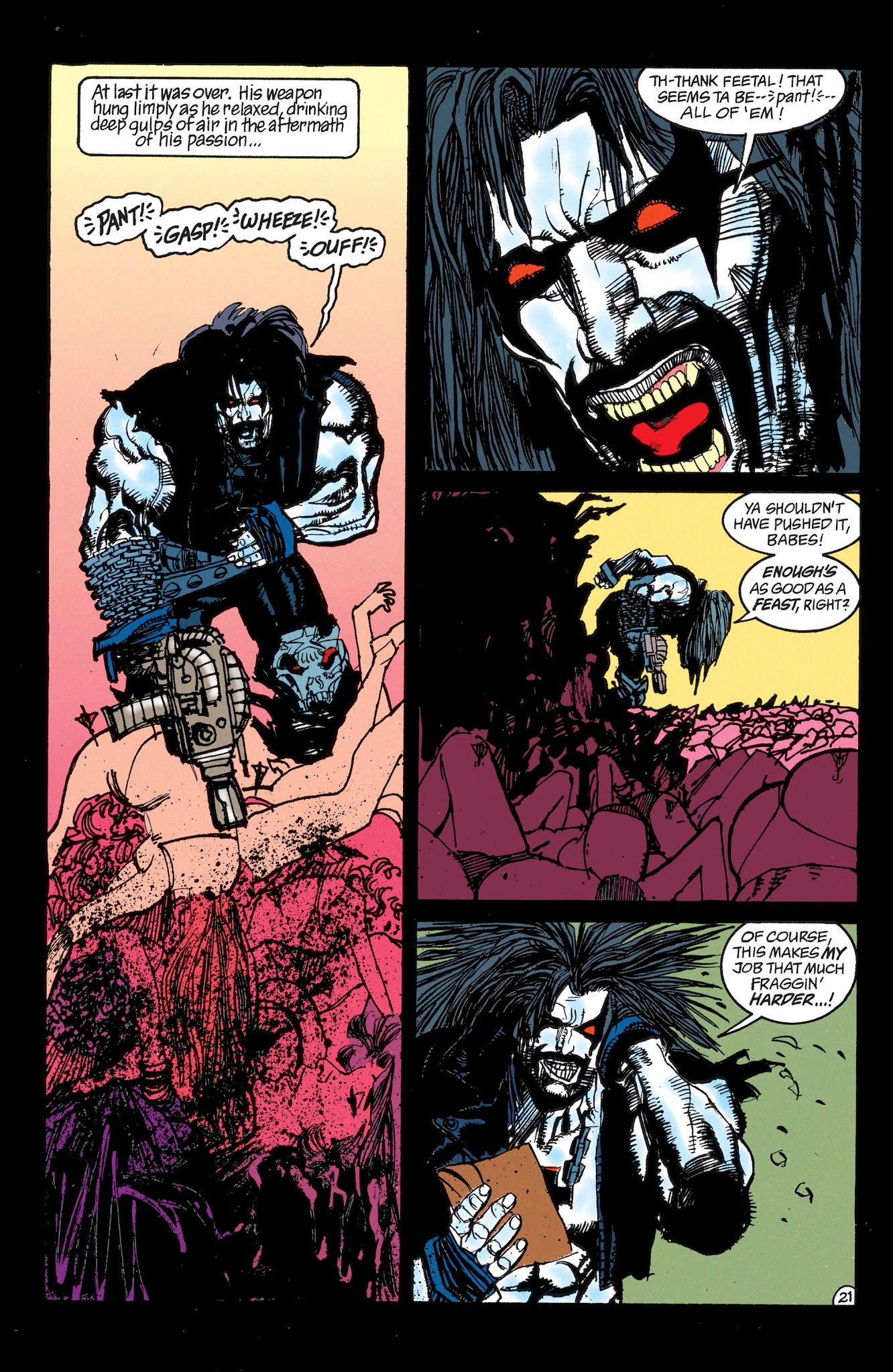 Read online Lobo by Keith Giffen & Alan Grant comic -  Issue # TPB 1 (Part 3) - 88