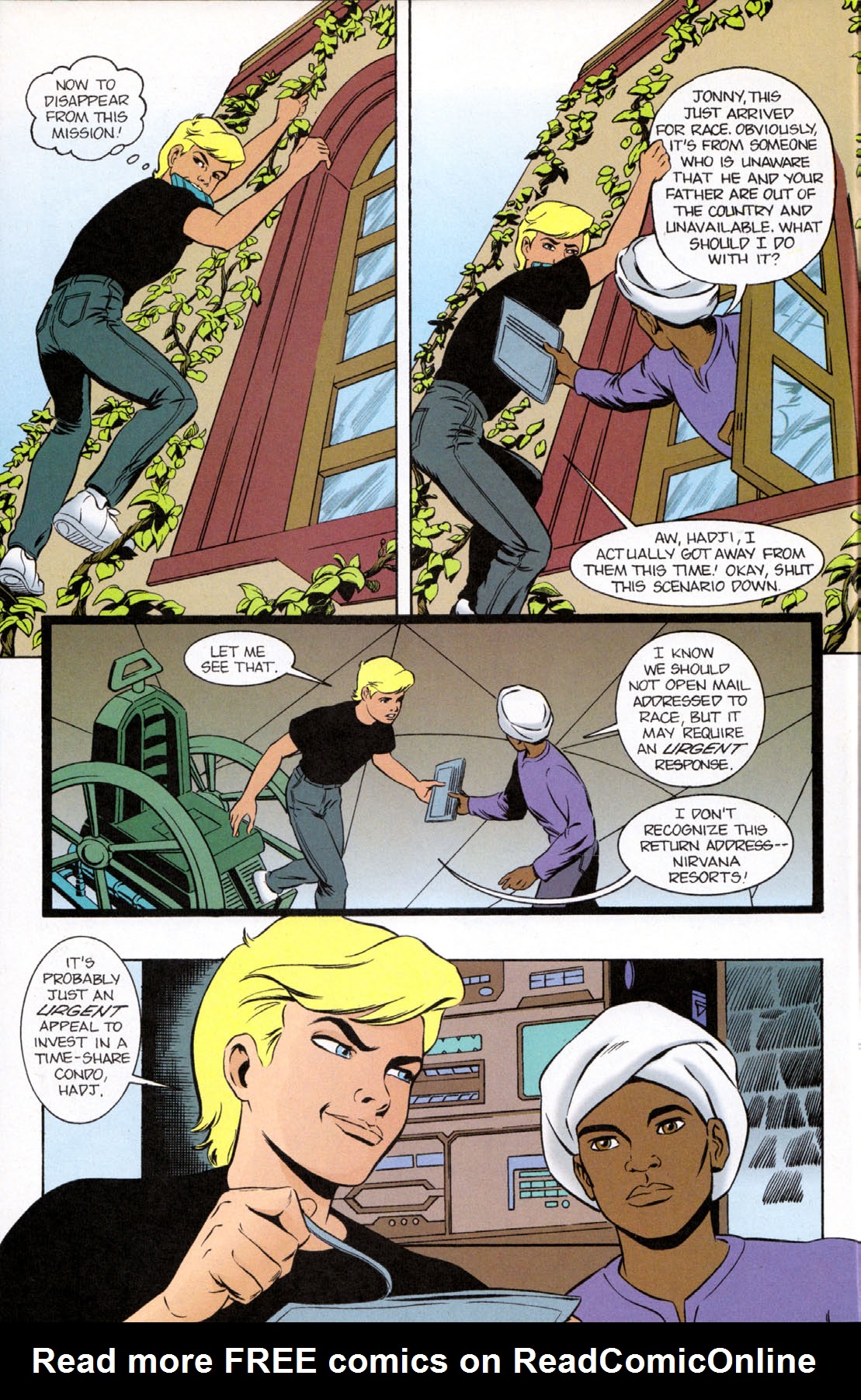 Read online The Real Adventures of Jonny Quest comic -  Issue #9 - 14