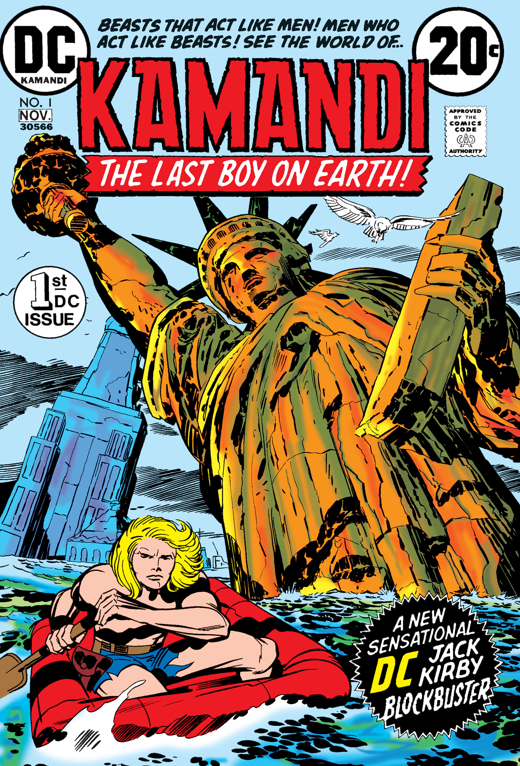 Read online Kamandi, The Last Boy On Earth comic -  Issue #1 - 1