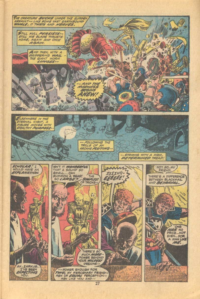 Read online Kull, the Conqueror (1971) comic -  Issue #6 - 20