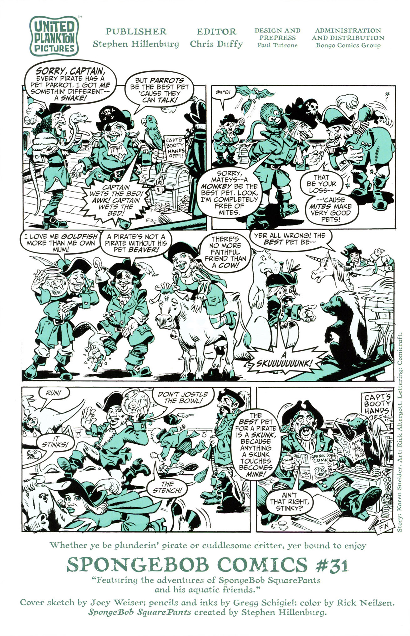 Read online SpongeBob Comics comic -  Issue #31 - 2