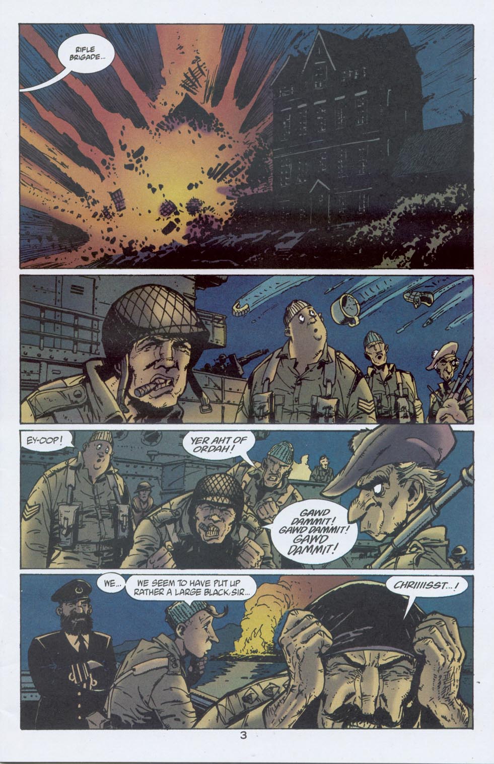 Read online Adventures in the Rifle Brigade: Operation Bollock comic -  Issue #1 - 4