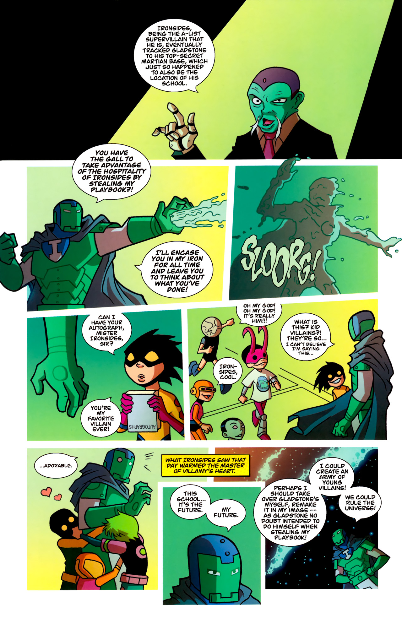 Read online Gladstone's School for World Conquerors (2011) comic -  Issue #1 - 8