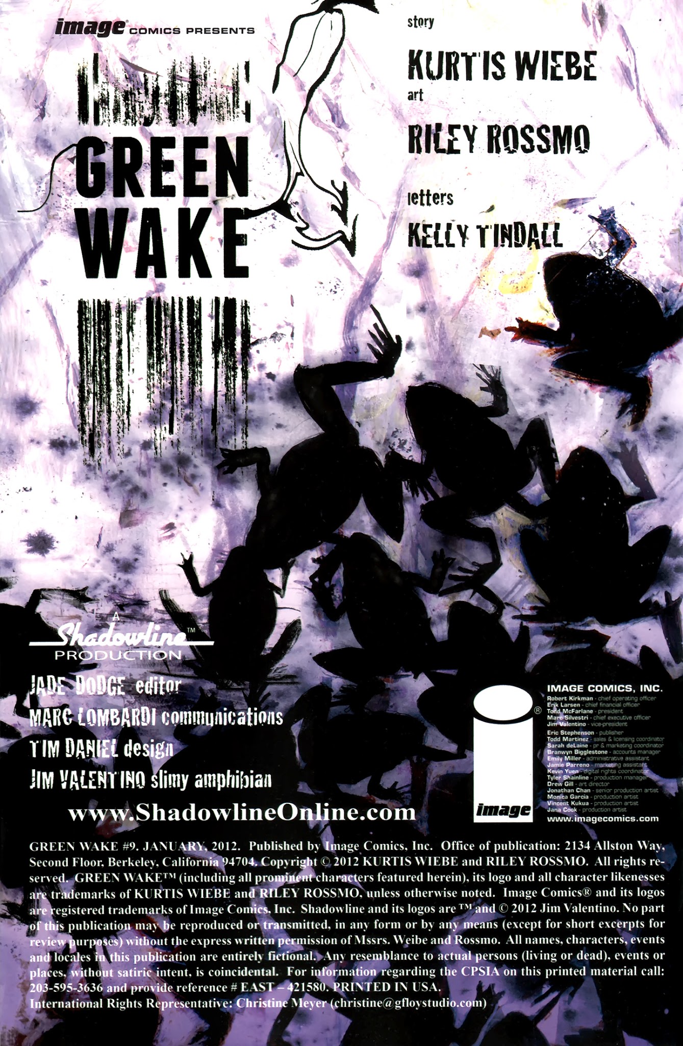 Read online Green Wake comic -  Issue #9 - 2