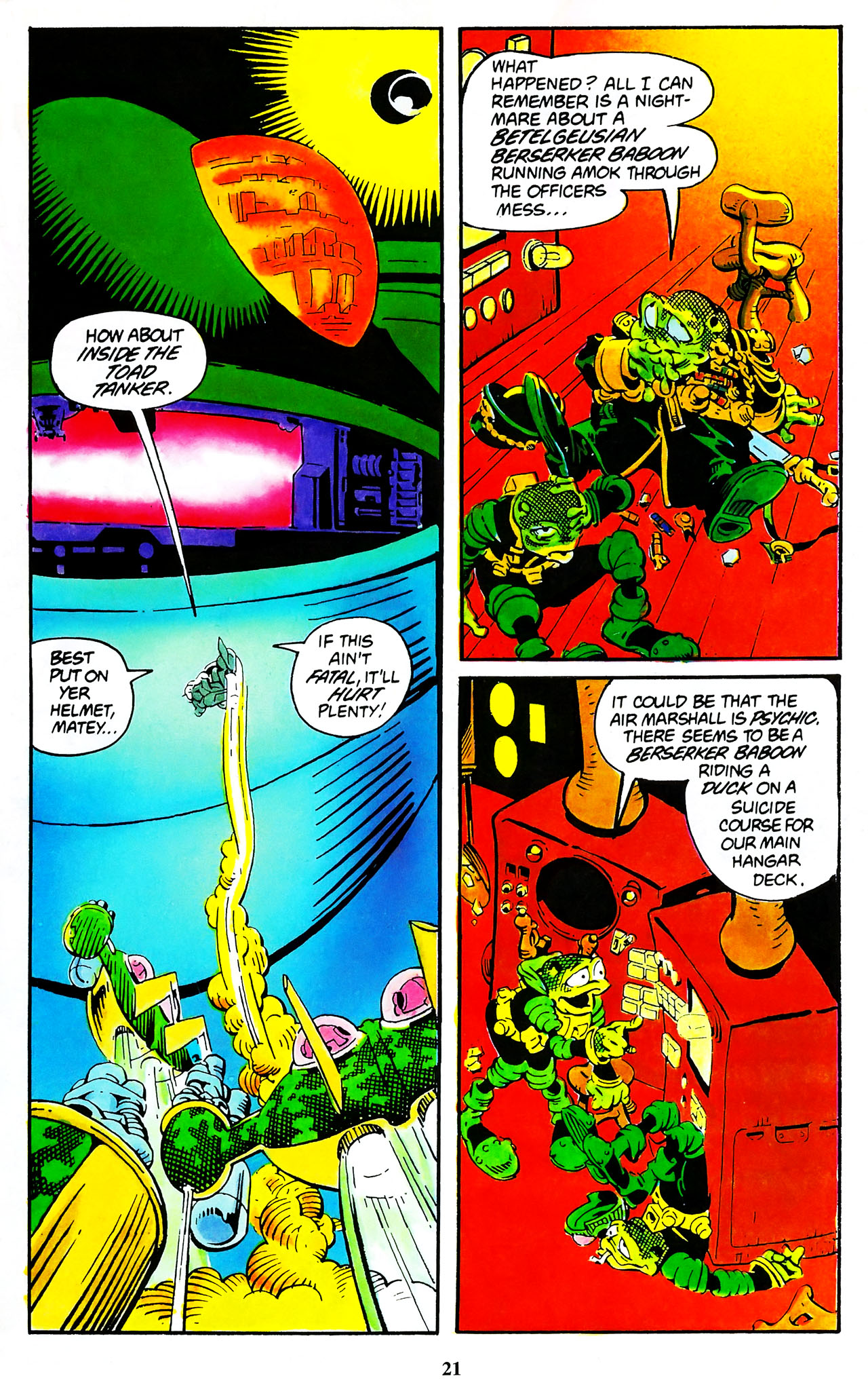 Read online Bucky O'Hare (1991) comic -  Issue #4 - 20
