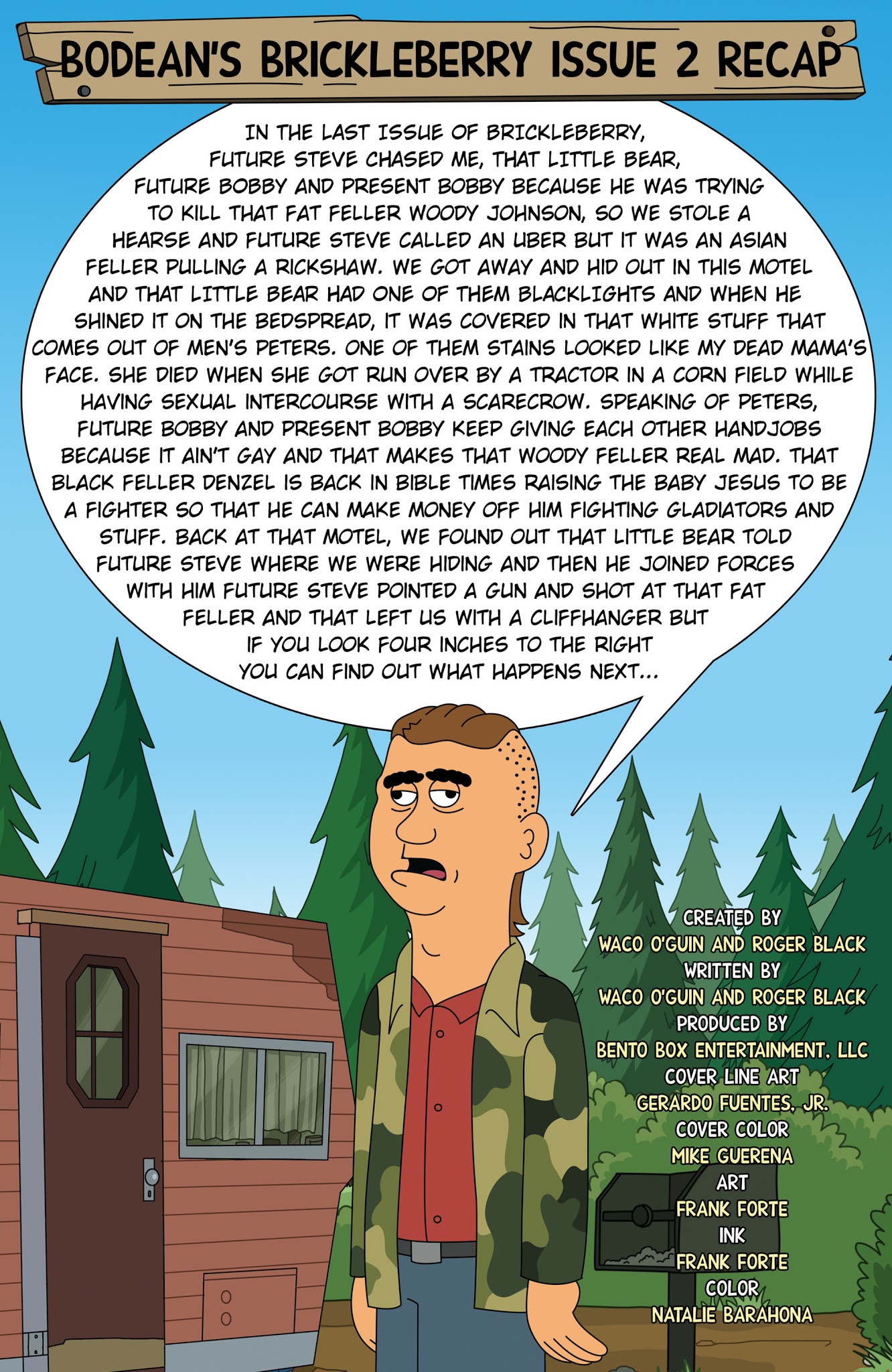 Read online Brickleberry comic -  Issue #3 - 2