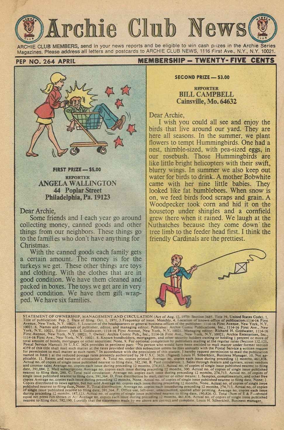 Read online Pep Comics comic -  Issue #264 - 26