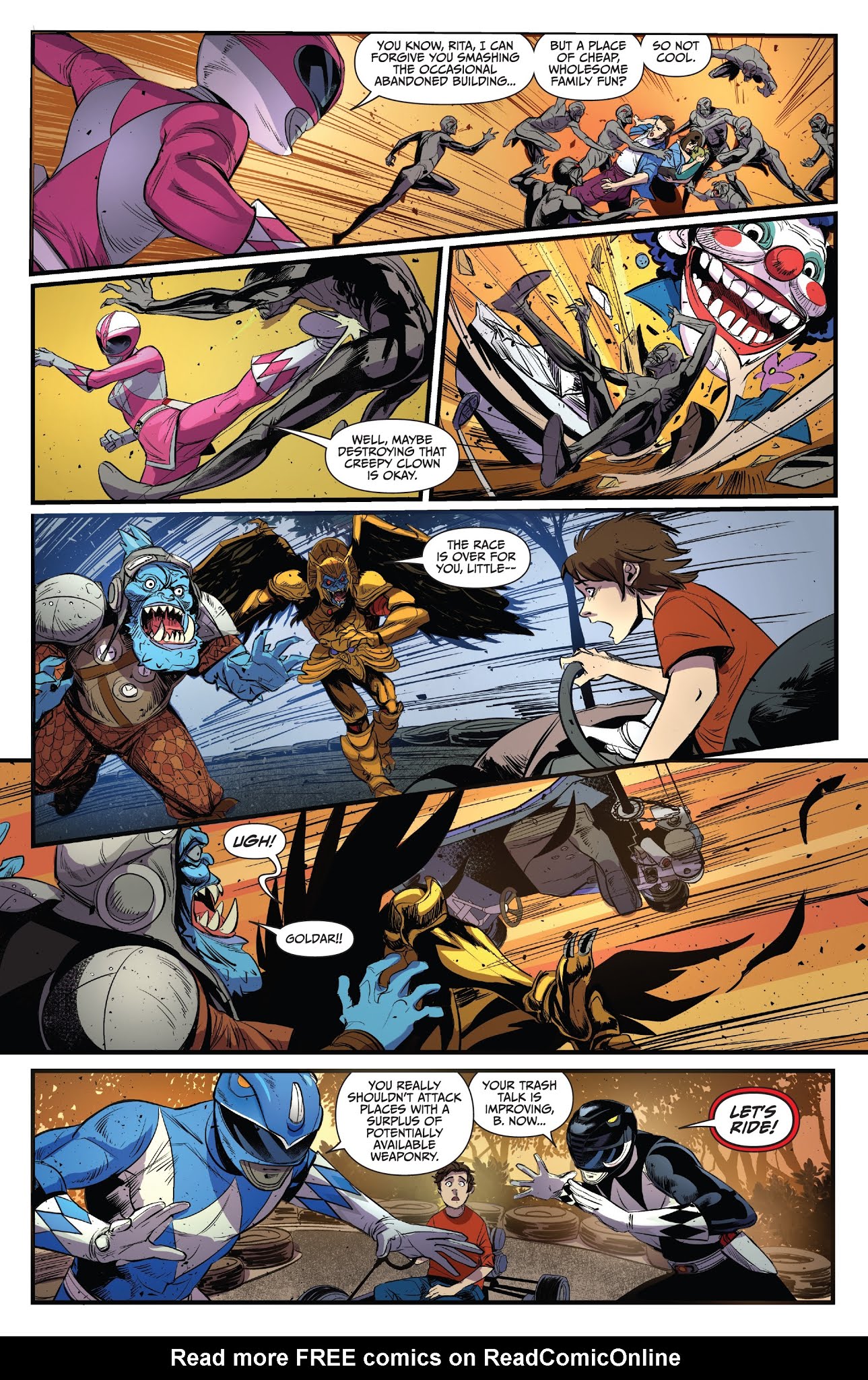Read online Saban's Go Go Power Rangers comic -  Issue #13 - 17