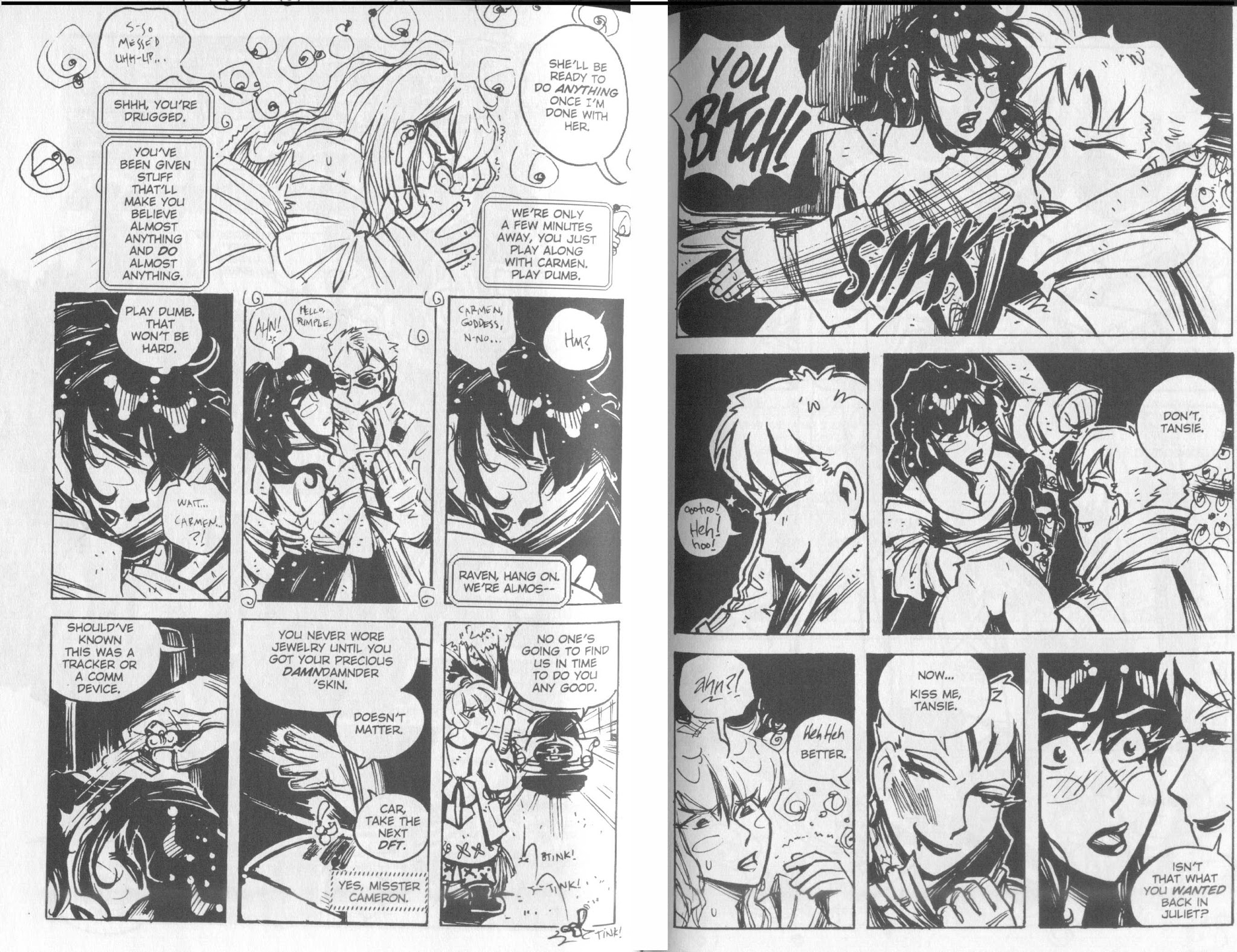 Read online Rumble Girls: Silky Warrior Tansie comic -  Issue #6 - 2