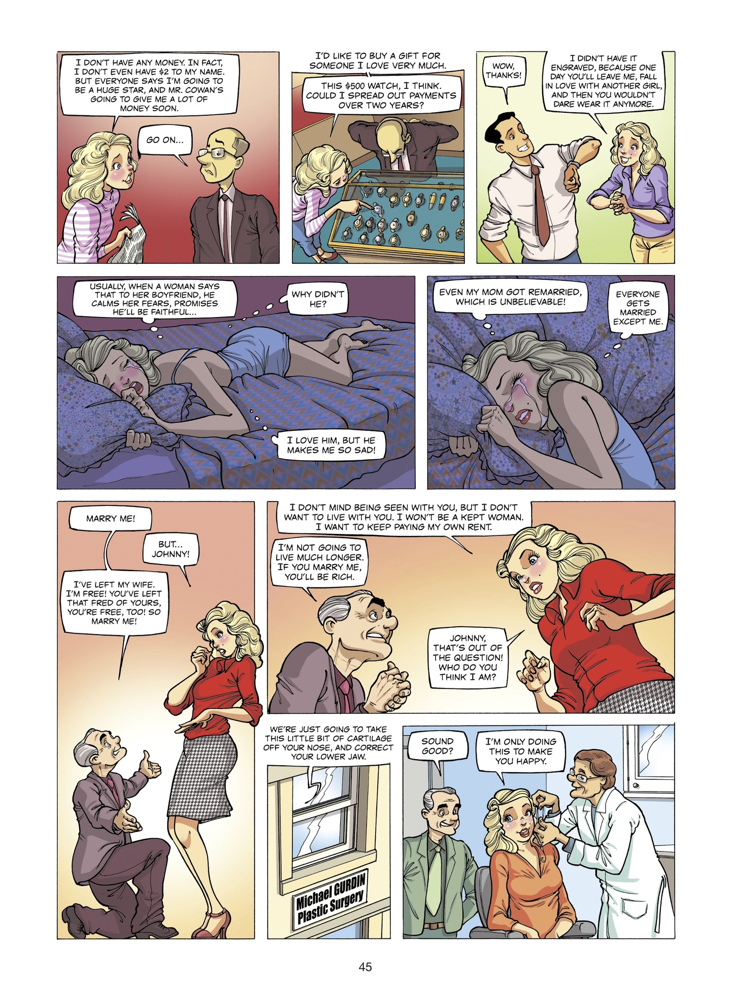 Read online The Stars of History: Marilyn Monroe comic -  Issue # TPB - 45