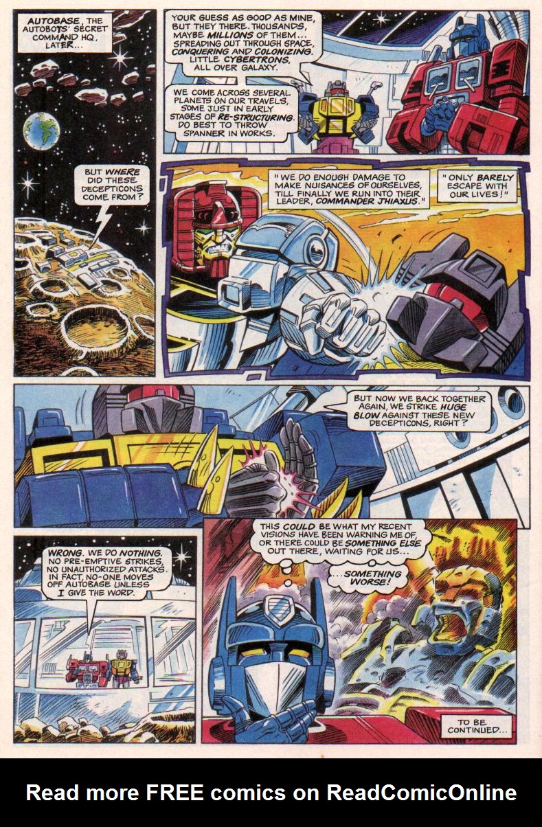 Read online Transformers: Generation 2 (1994) comic -  Issue #2 - 18