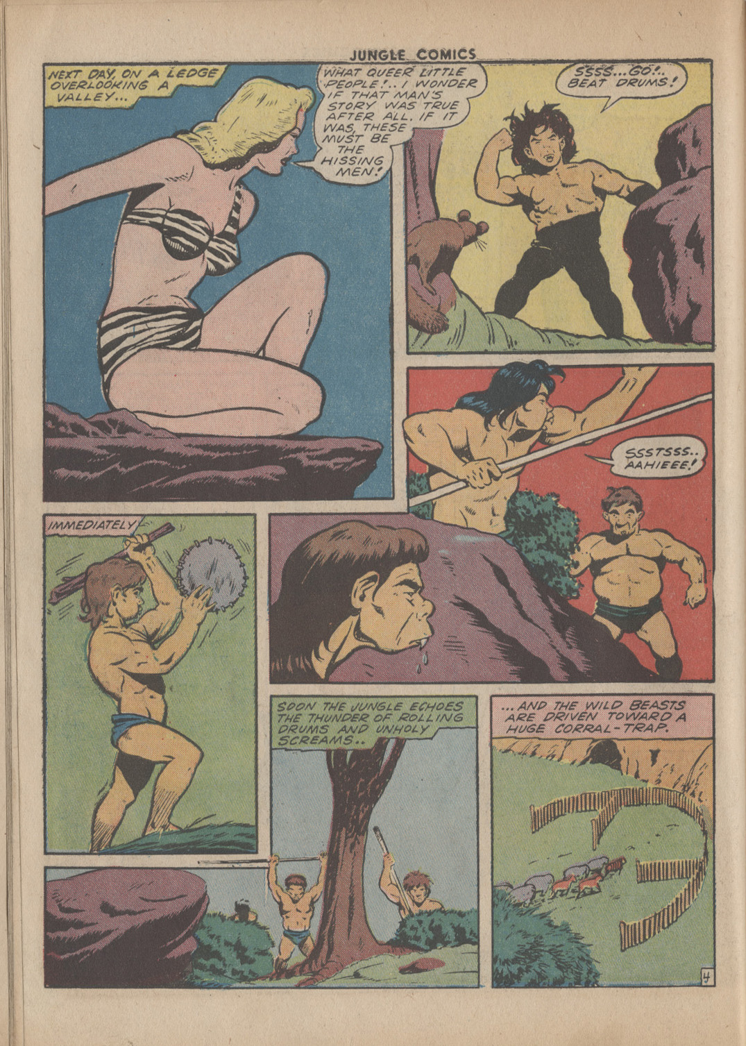 Read online Jungle Comics comic -  Issue #49 - 52