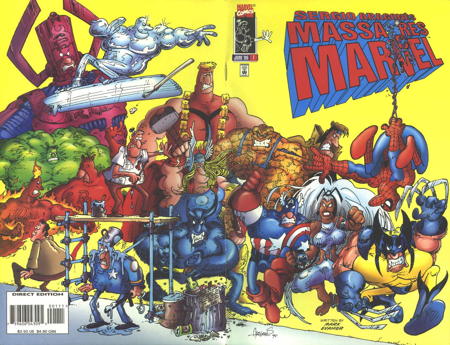 Read online Sergio Aragonés Massacres Marvel comic -  Issue # Full - 1