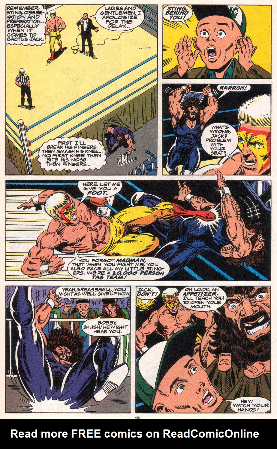 Read online WCW World Championship Wrestling comic -  Issue #8 - 19