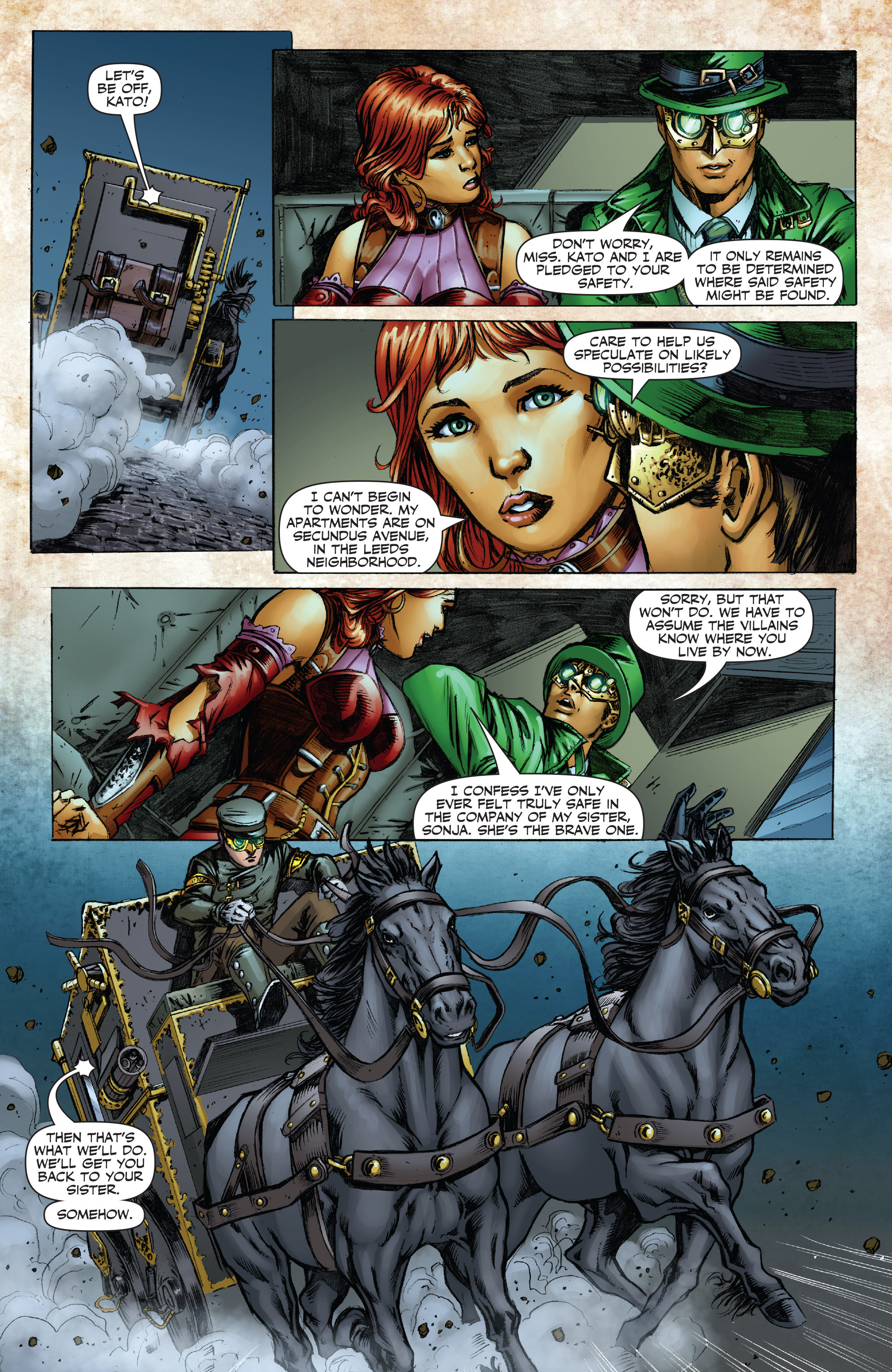 Read online Legenderry: A Steampunk Adventure comic -  Issue #2 - 8