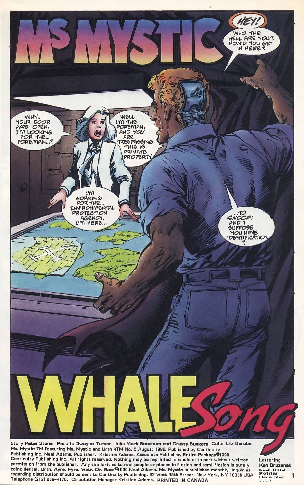 Read online Ms. Mystic (1987) comic -  Issue #5 - 3