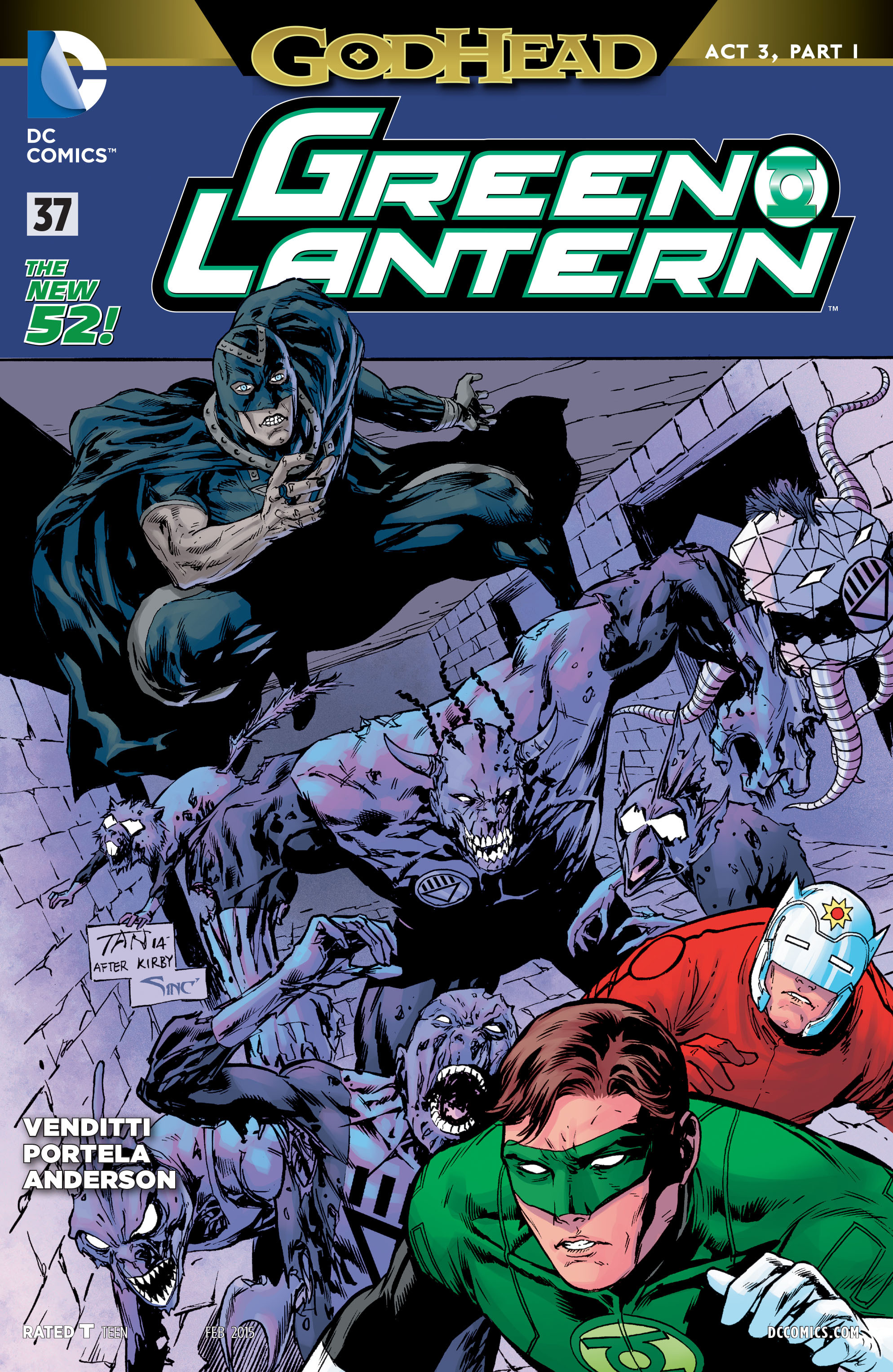 Read online Green Lantern/New Gods: Godhead comic -  Issue #12 - 1