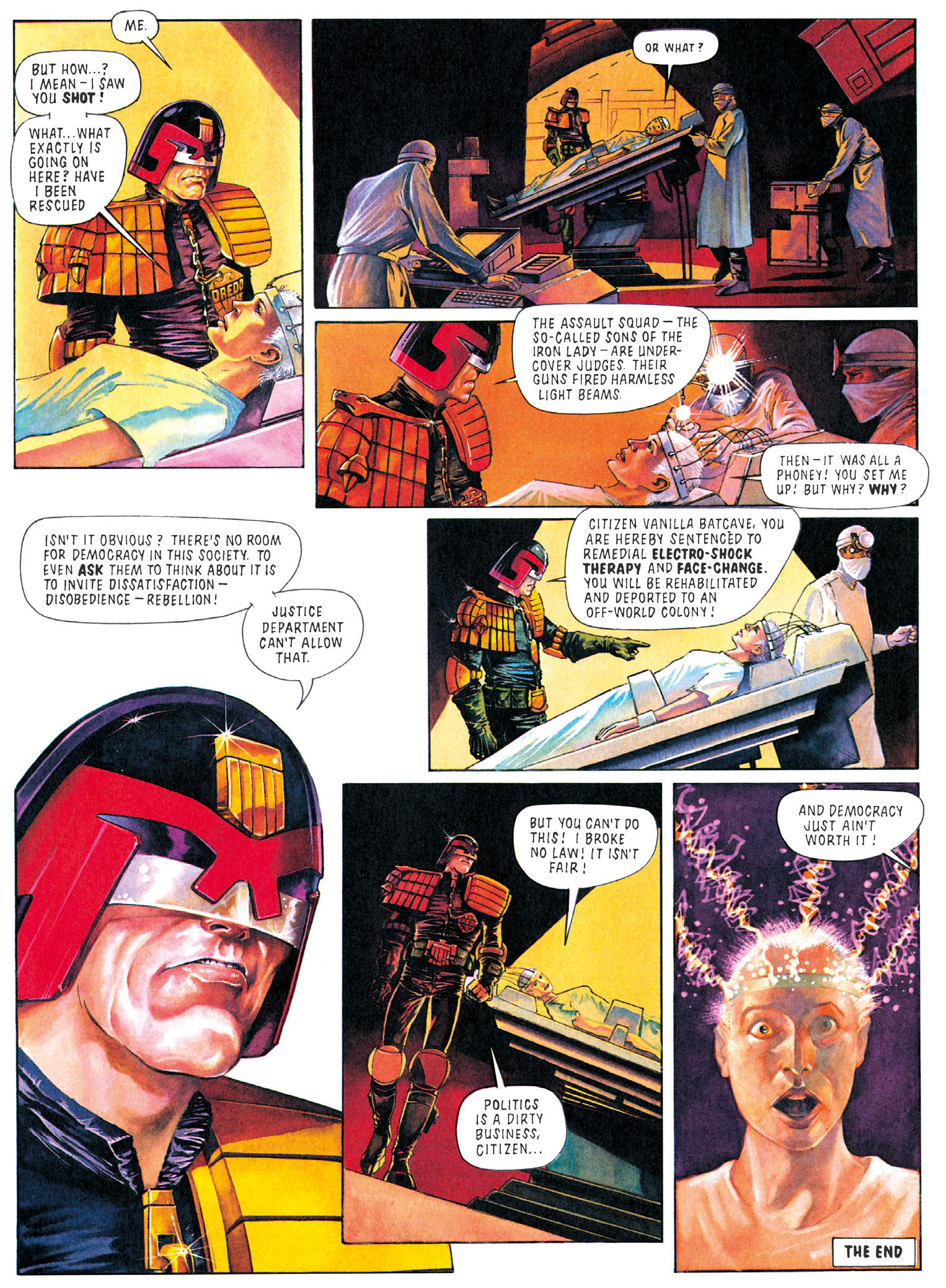 Read online Essential Judge Dredd: America comic -  Issue # TPB (Part 1) - 42