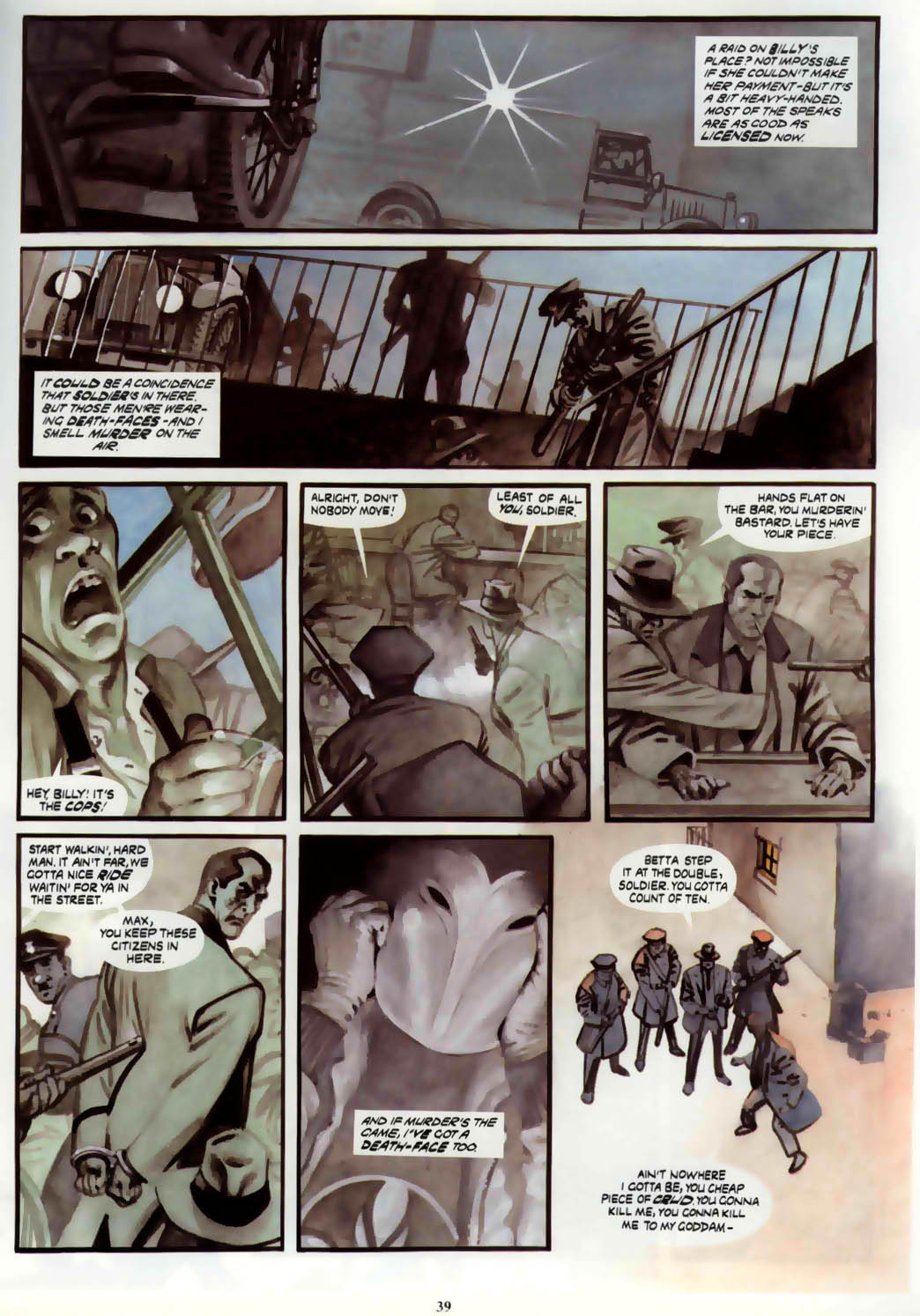 Read online Marvel Graphic Novel comic -  Issue #6 Night Raven - House of Cards - 38