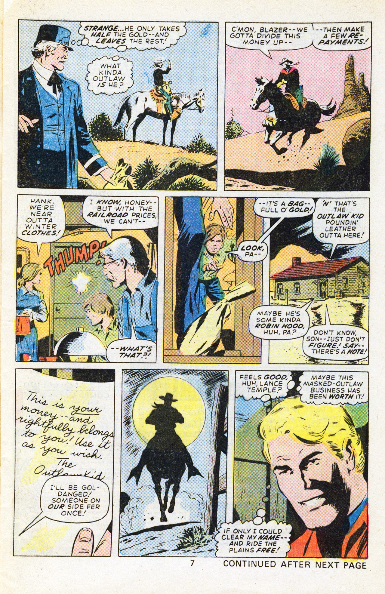 Read online The Outlaw Kid (1970) comic -  Issue #29 - 9
