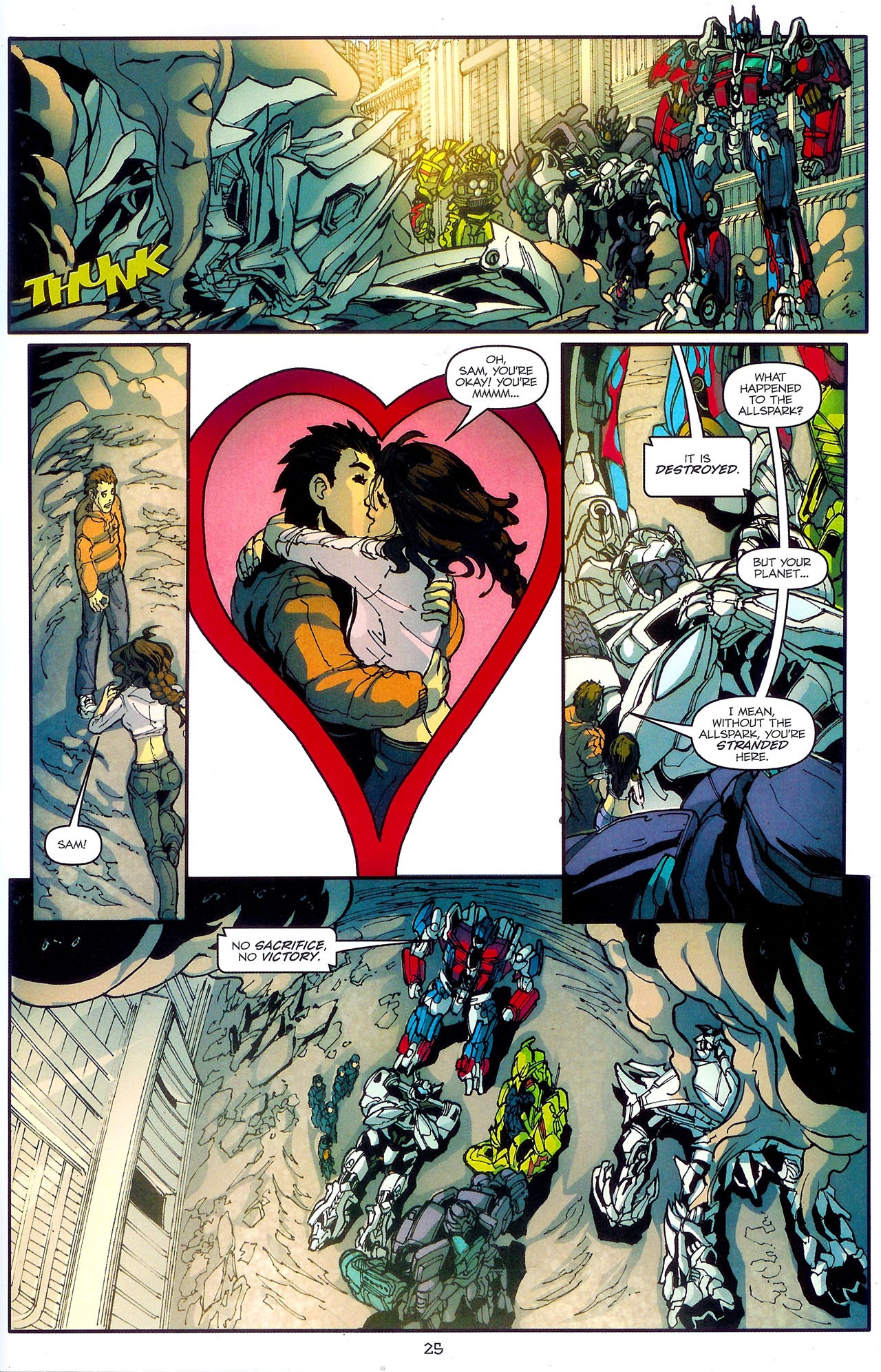 Read online Transformers: The Movie Adaptation comic -  Issue #4 - 26