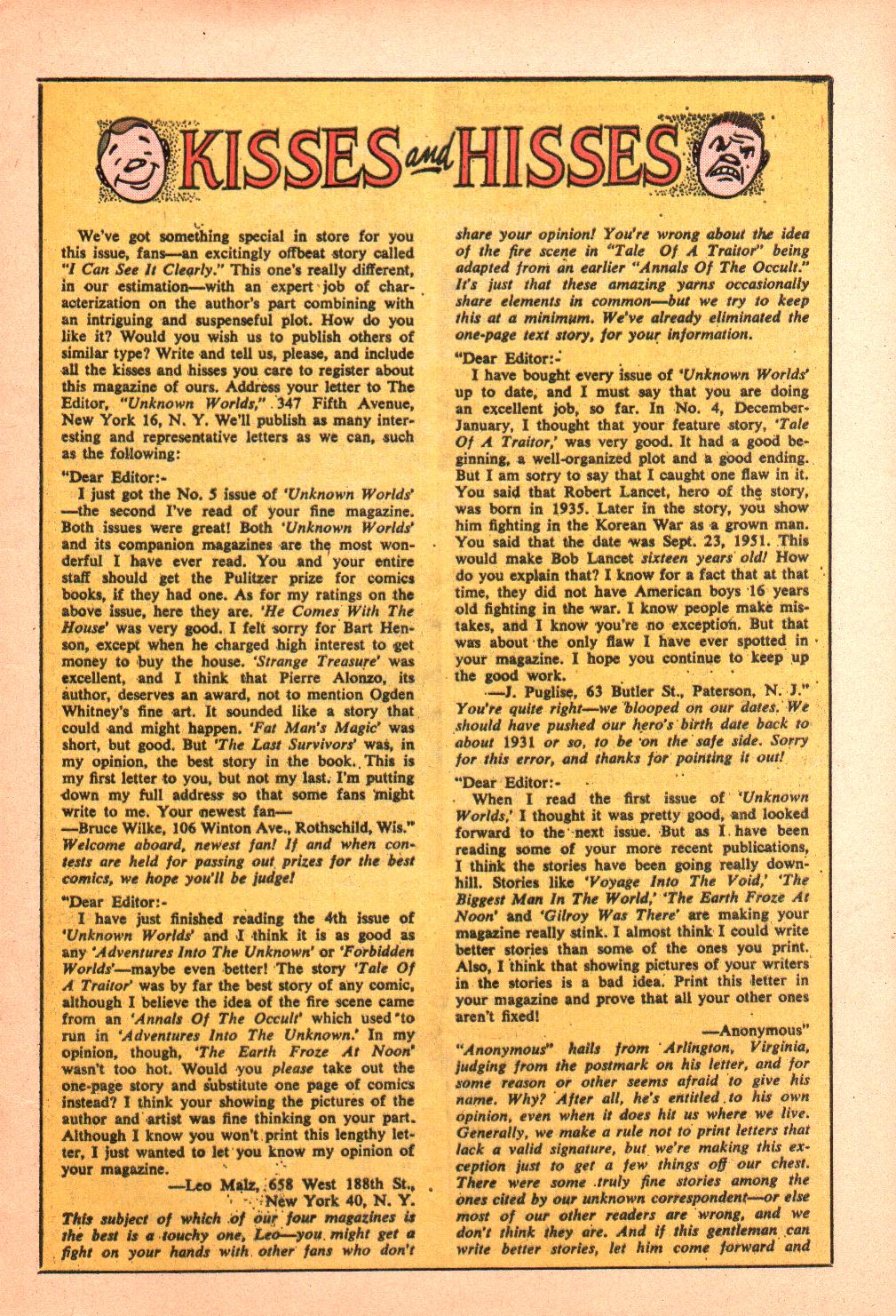 Read online Unknown Worlds comic -  Issue #8 - 13