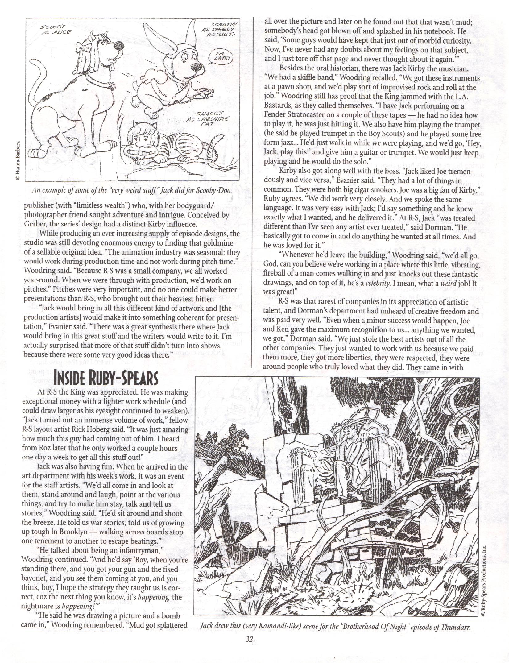 Read online The Jack Kirby Collector comic -  Issue #11 - 32