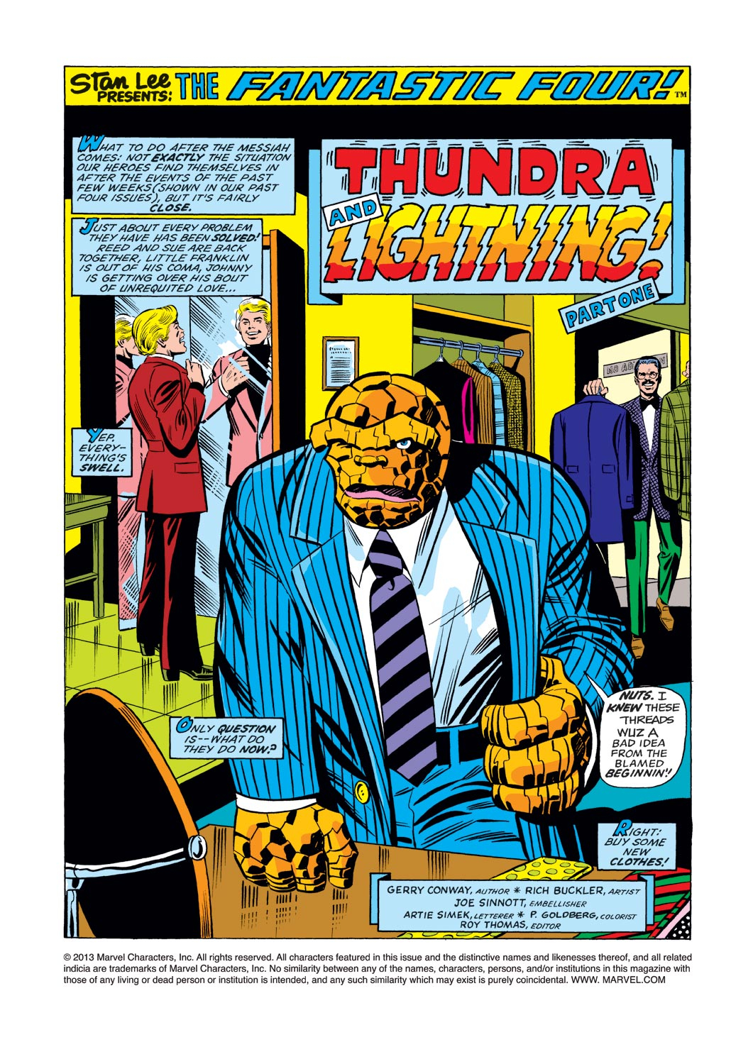 Read online Fantastic Four (1961) comic -  Issue #151 - 2