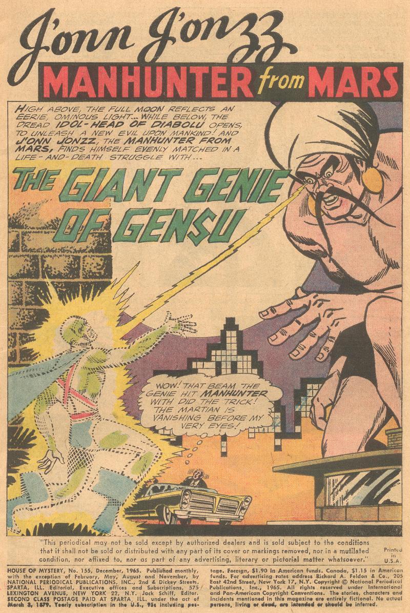 Read online House of Mystery (1951) comic -  Issue #155 - 3